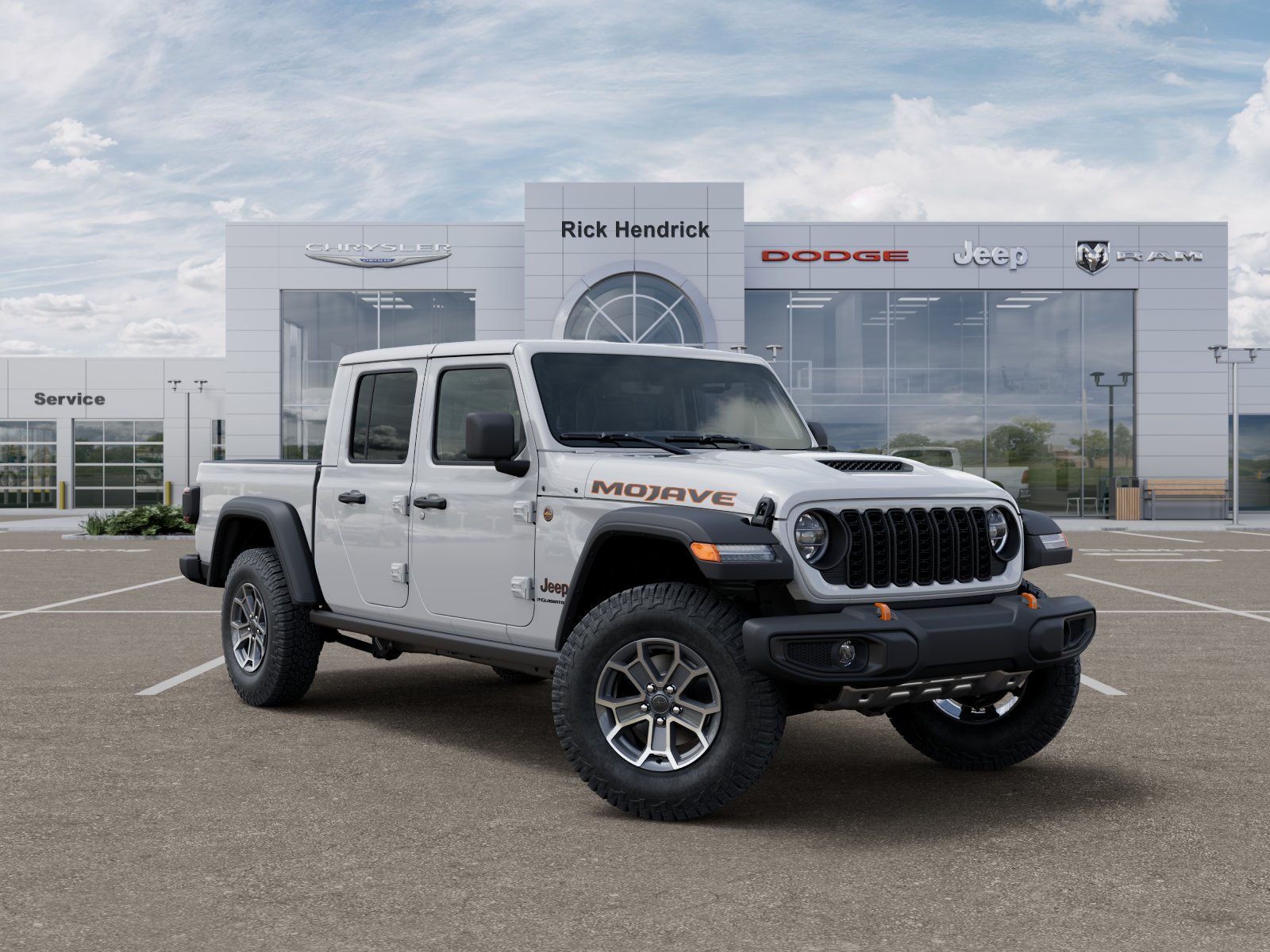 New 2026 Bright White Clear-Coat Exterior Paint Jeep Mojave image 28