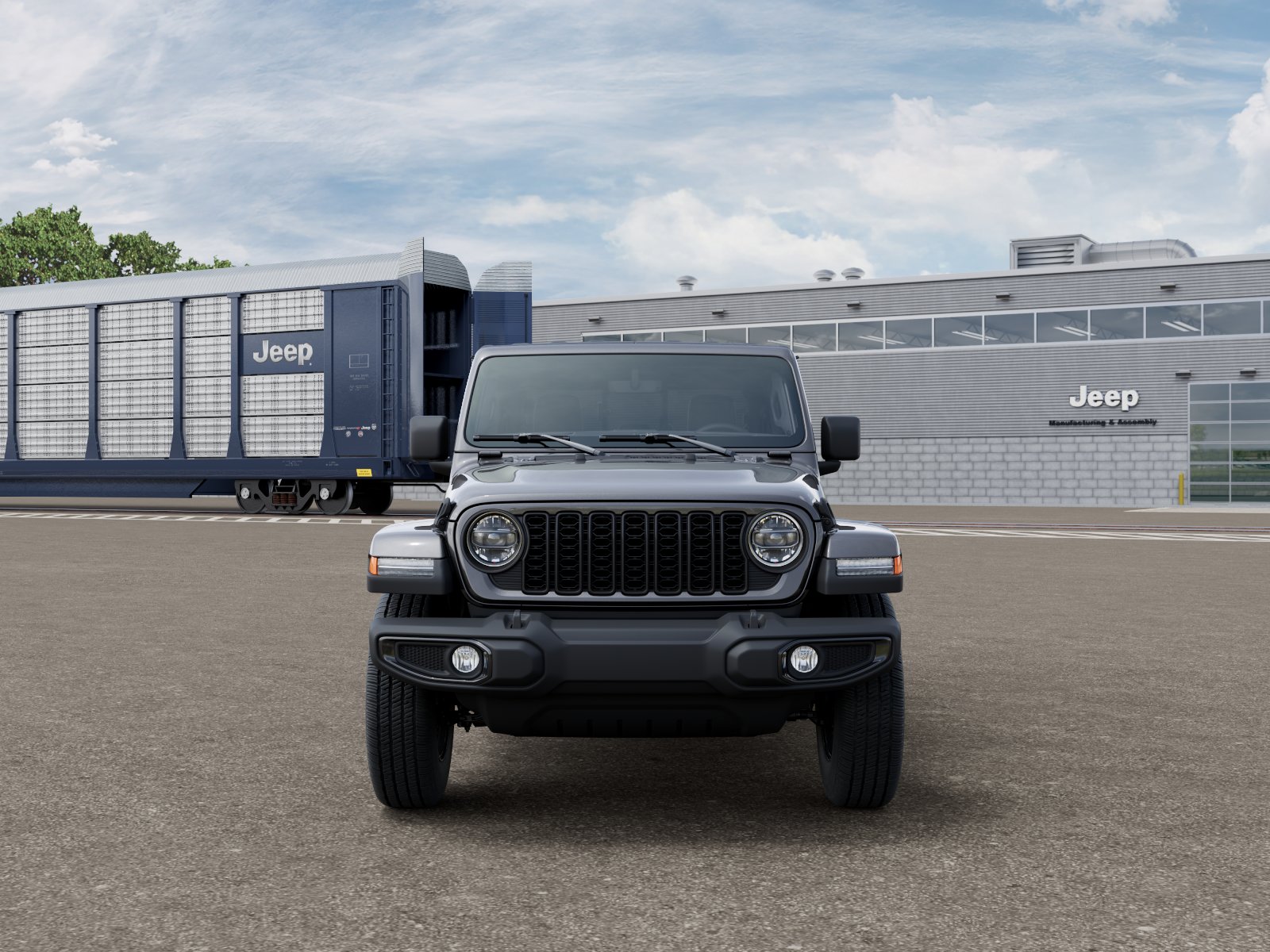New 2026 Granite Crystal Metallic Clearcoat Jeep Sport S image 6