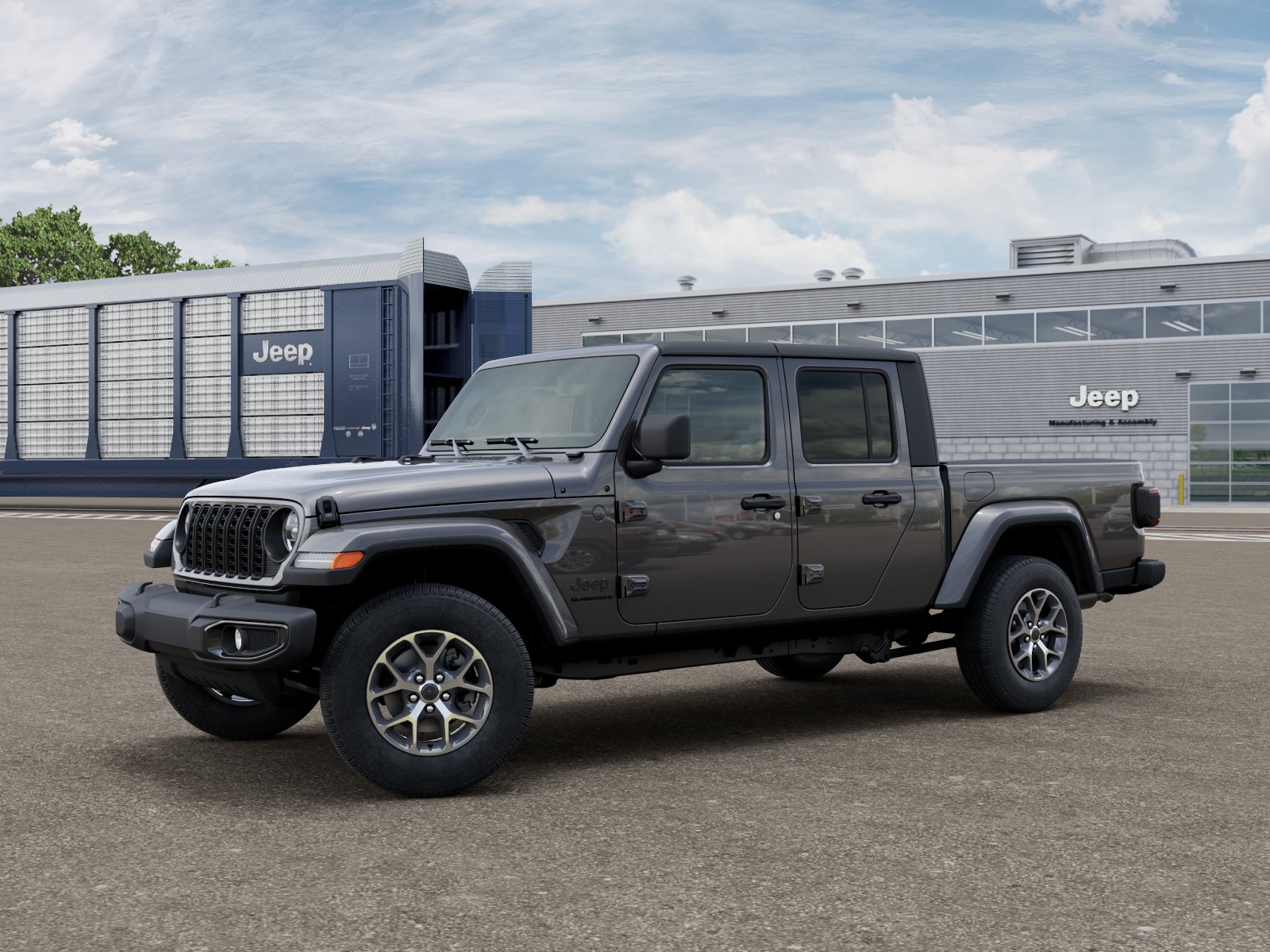 New 2026 Granite Crystal Metallic Clearcoat Jeep Sport S image 2