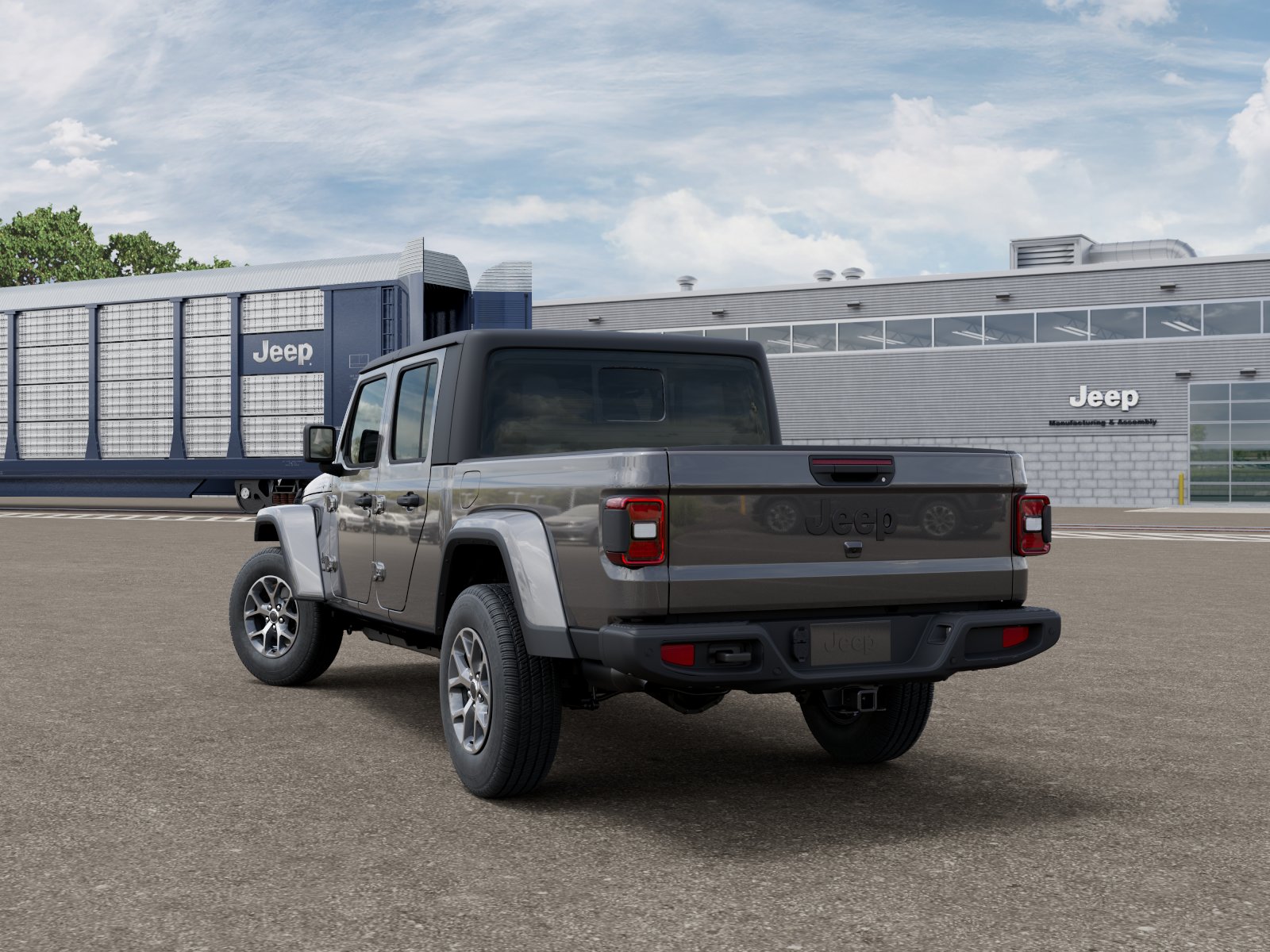 New 2026 Granite Crystal Metallic Clearcoat Jeep Sport S image 3