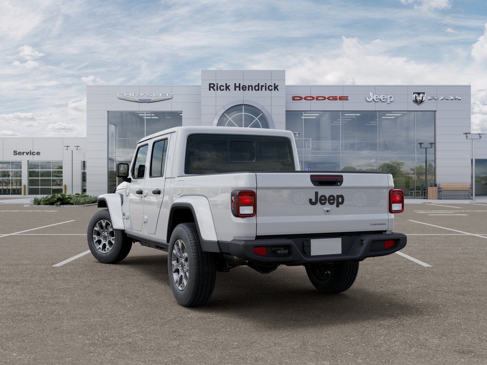 New 2026 Bright White Clear-Coat Exterior Paint Jeep Sahara image 38