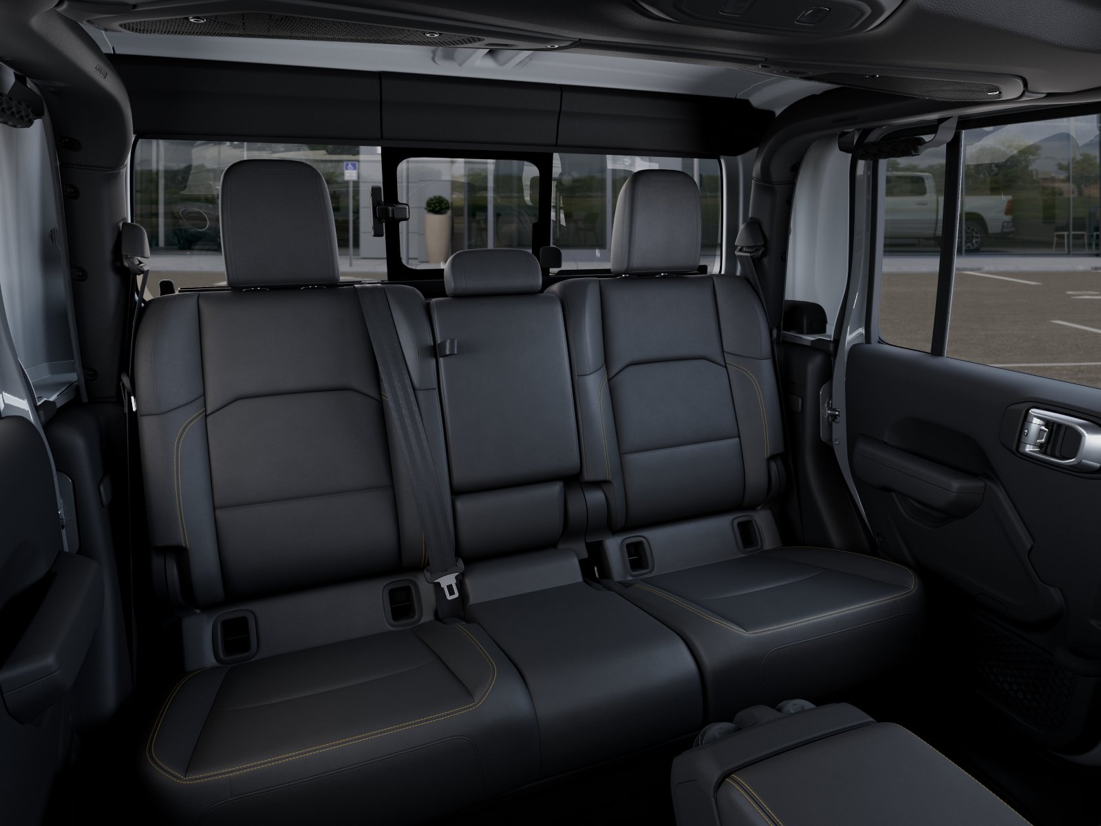 New 2026 Bright White Clear-Coat Exterior Paint Jeep Sahara image 49