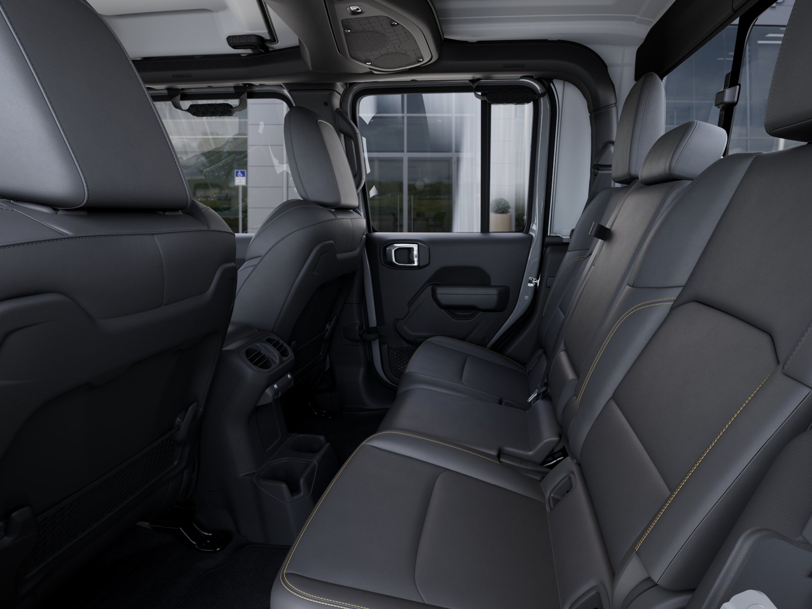New 2026 Bright White Clear-Coat Exterior Paint Jeep Sahara image 57
