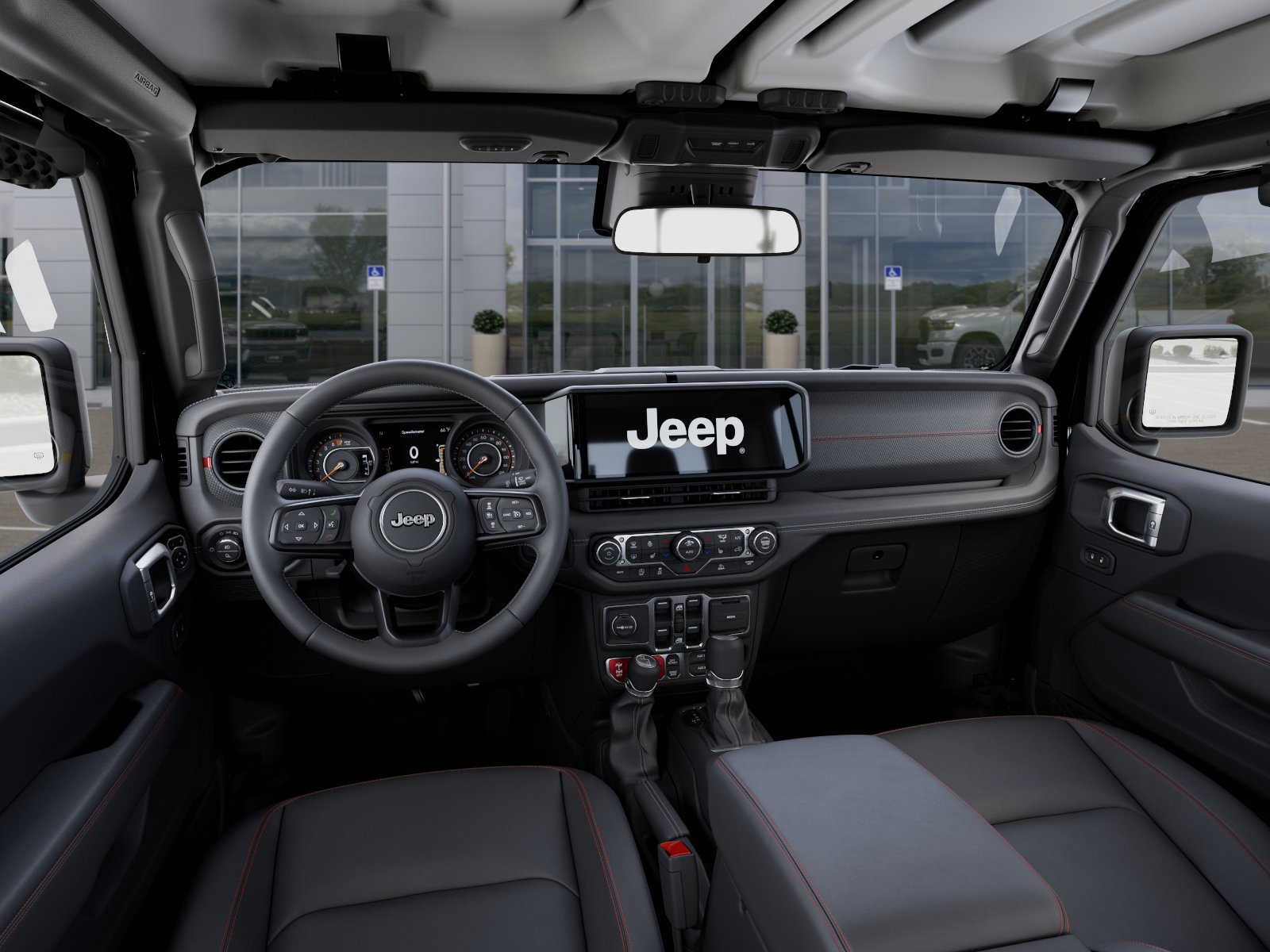 New 2026 Black Clear-Coat Exterior Paint Jeep Rubicon image 48