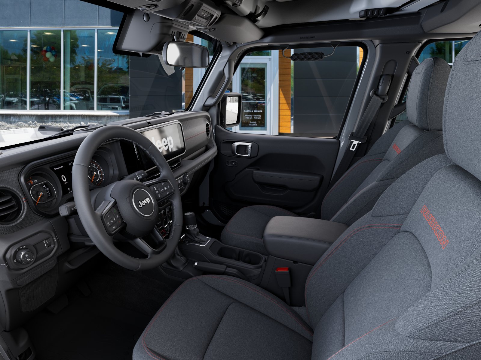 New 2026 Bright White Clearcoat Jeep Rubicon image 48