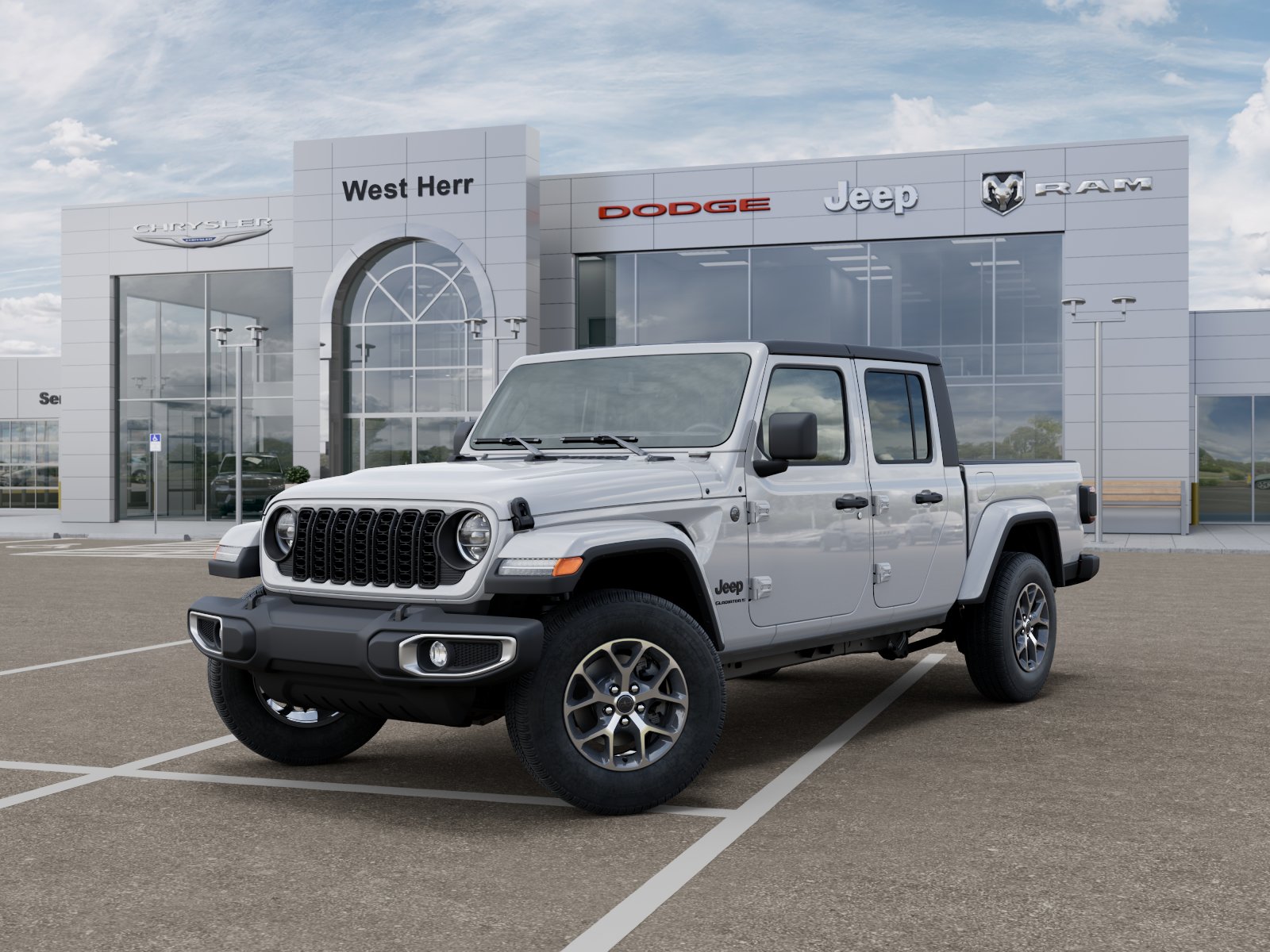 New 2026 Bright White Clear-Coat Exterior Paint Jeep Sport S image 26