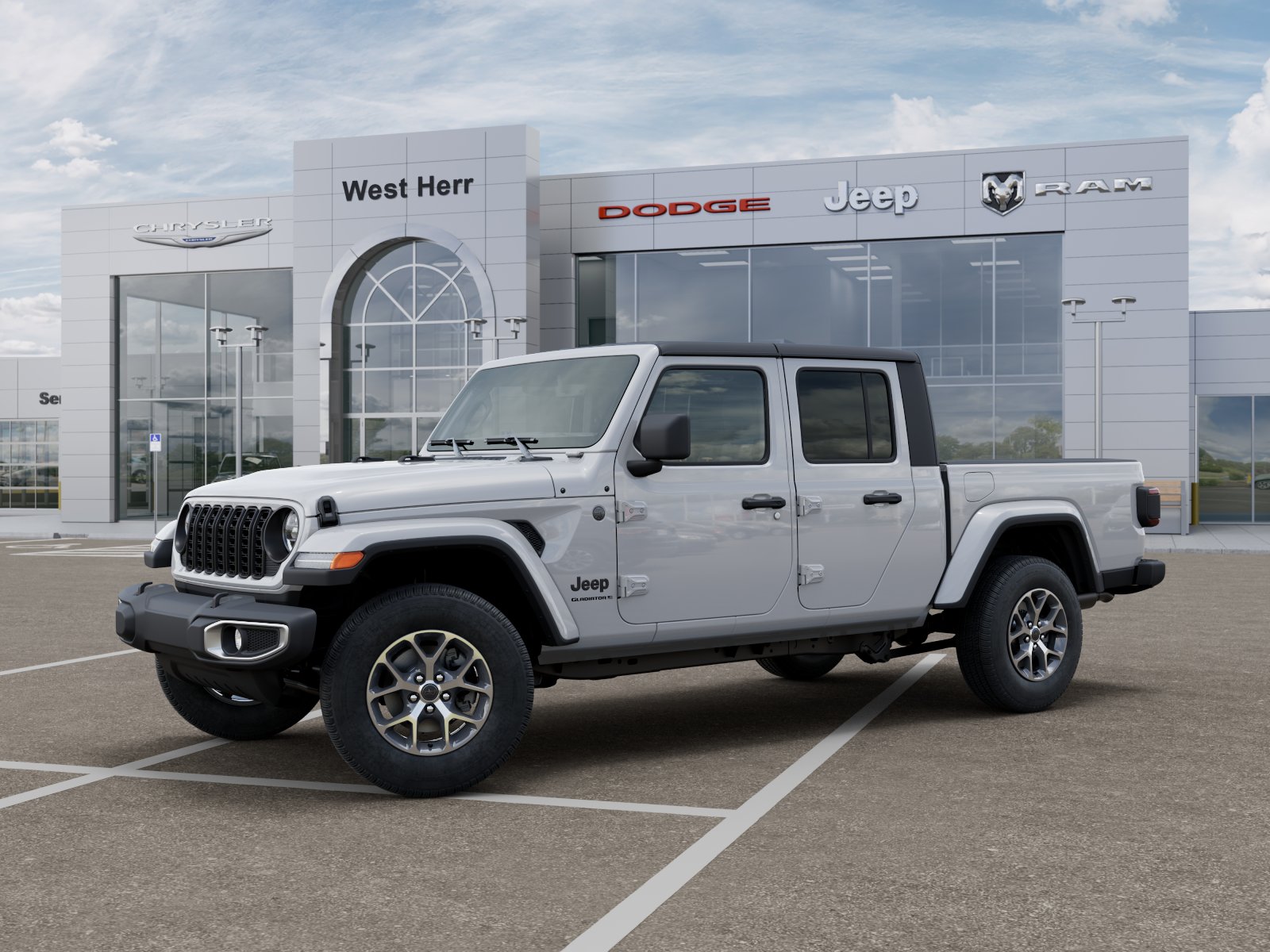 New 2026 Bright White Clear-Coat Exterior Paint Jeep Sport S image 27