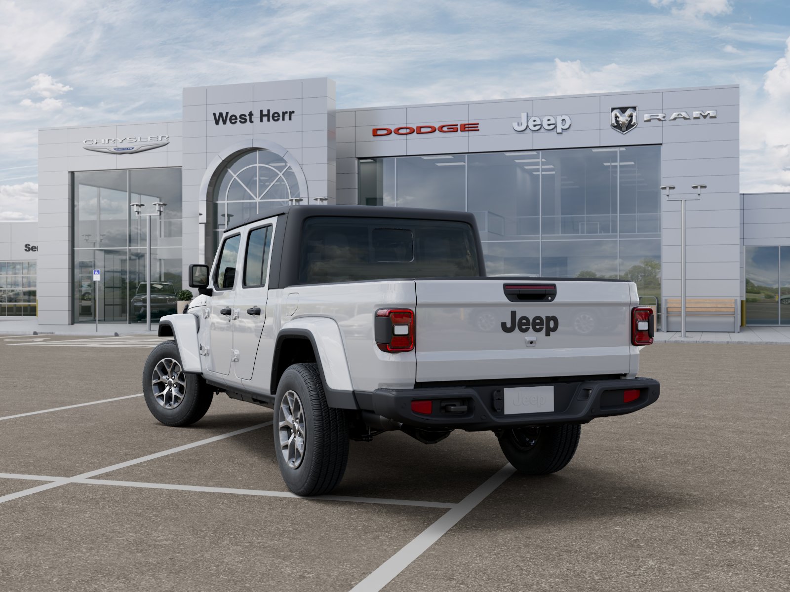 New 2026 Bright White Clear-Coat Exterior Paint Jeep Sport S image 28