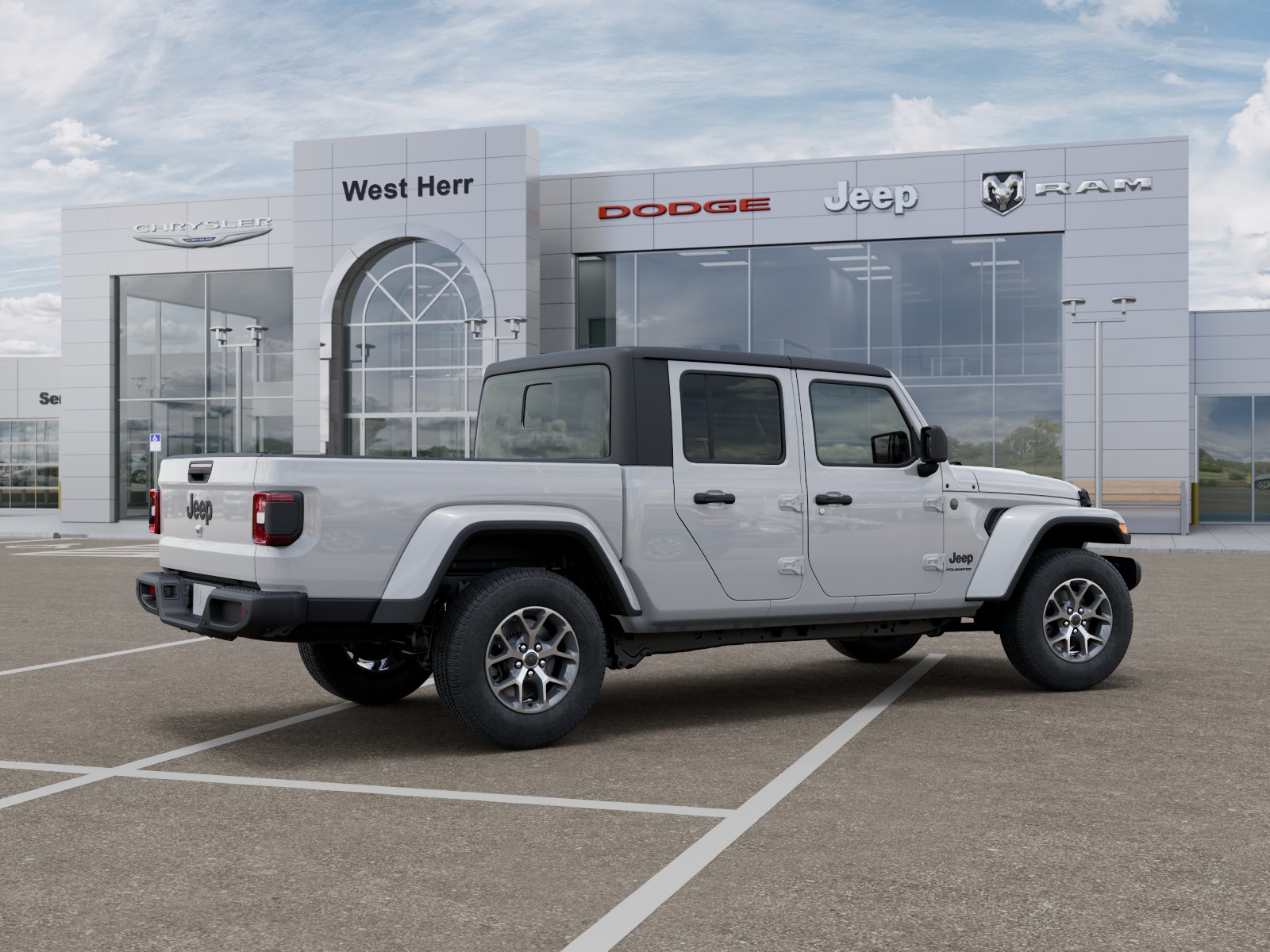 New 2026 Bright White Clear-Coat Exterior Paint Jeep Sport S image 29