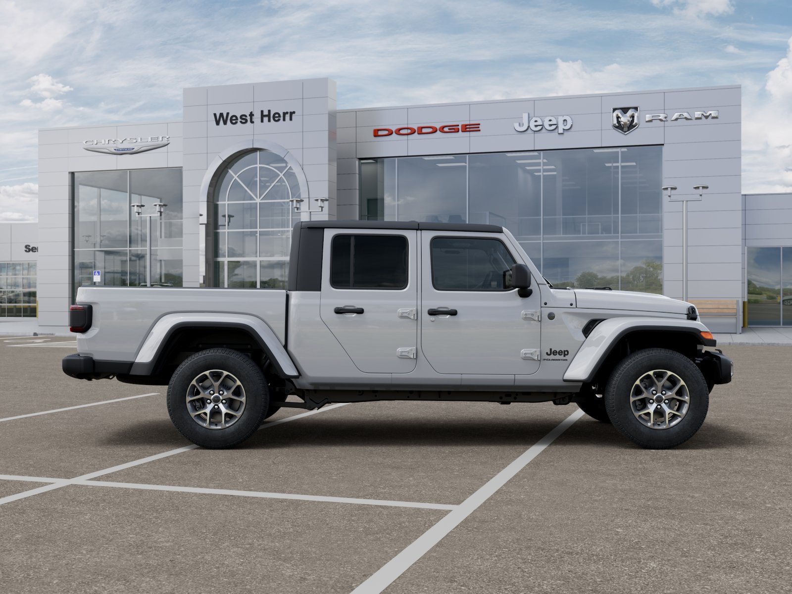 New 2026 Bright White Clear-Coat Exterior Paint Jeep Sport S image 46