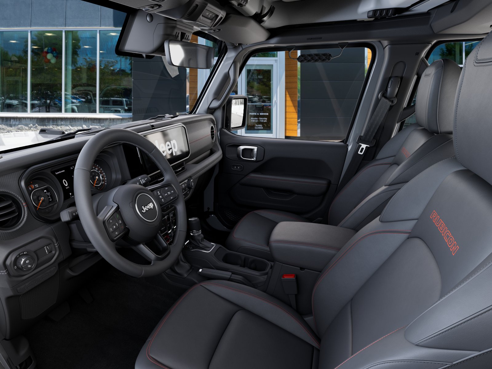 New 2026 Bright White Clearcoat Jeep Rubicon X image 48