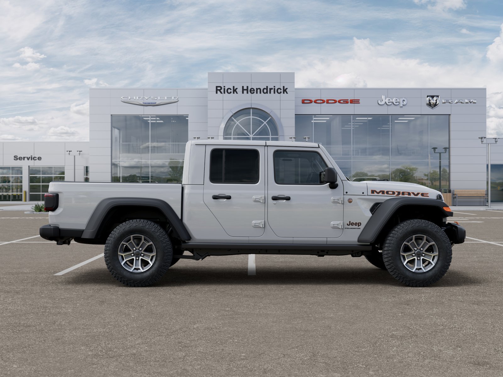 New 2026 Bright White Clear-Coat Exterior Paint Jeep Mojave image 56