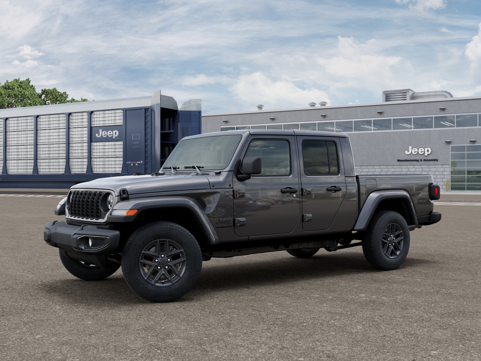 New 2026 Granite Crystal Metallic Clear-Coat Exterior Paint Jeep Sport S image 22