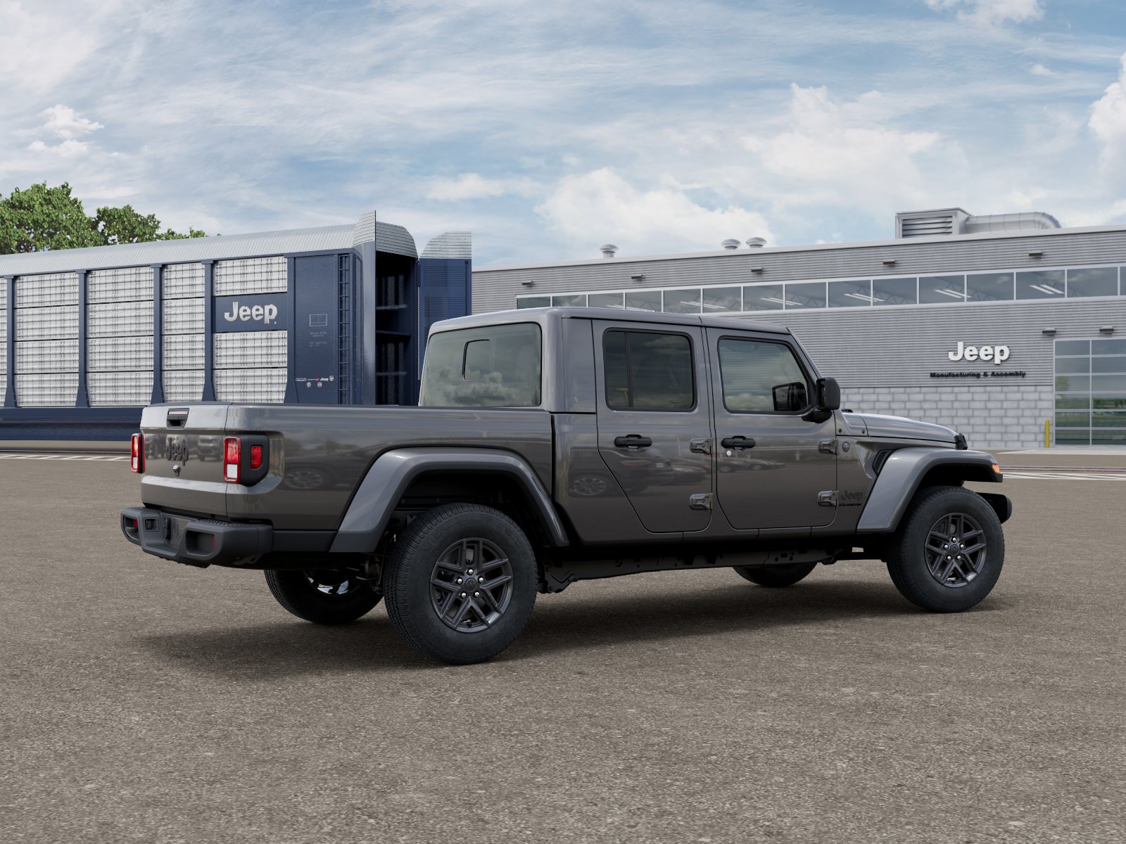 New 2026 Granite Crystal Metallic Clear-Coat Exterior Paint Jeep Sport S image 23
