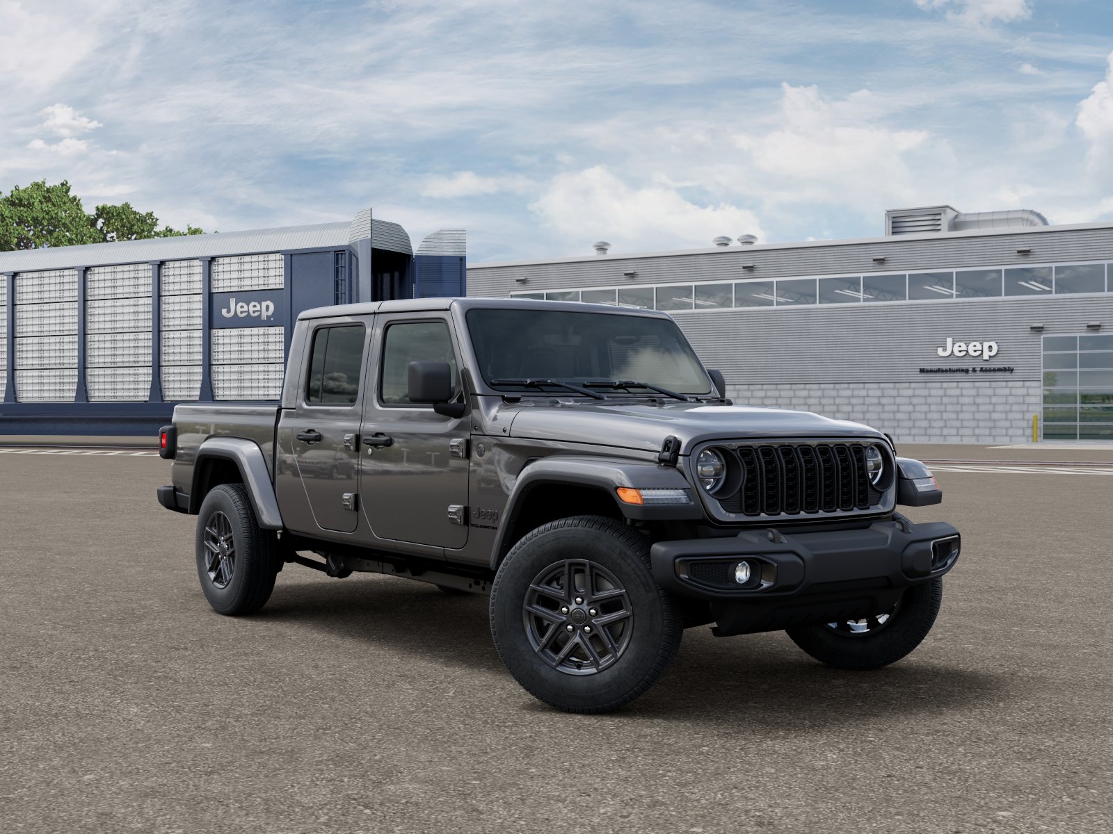 New 2026 Granite Crystal Metallic Clear-Coat Exterior Paint Jeep Sport S image 24