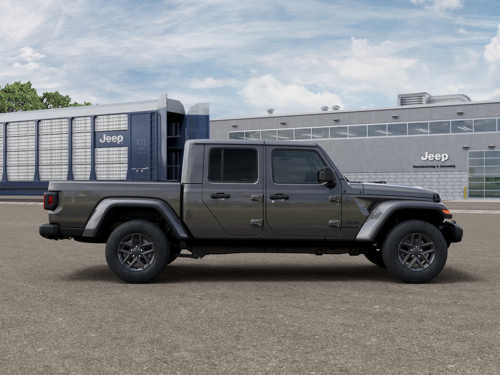 New 2026 Granite Crystal Metallic Clear-Coat Exterior Paint Jeep Sport S image 33