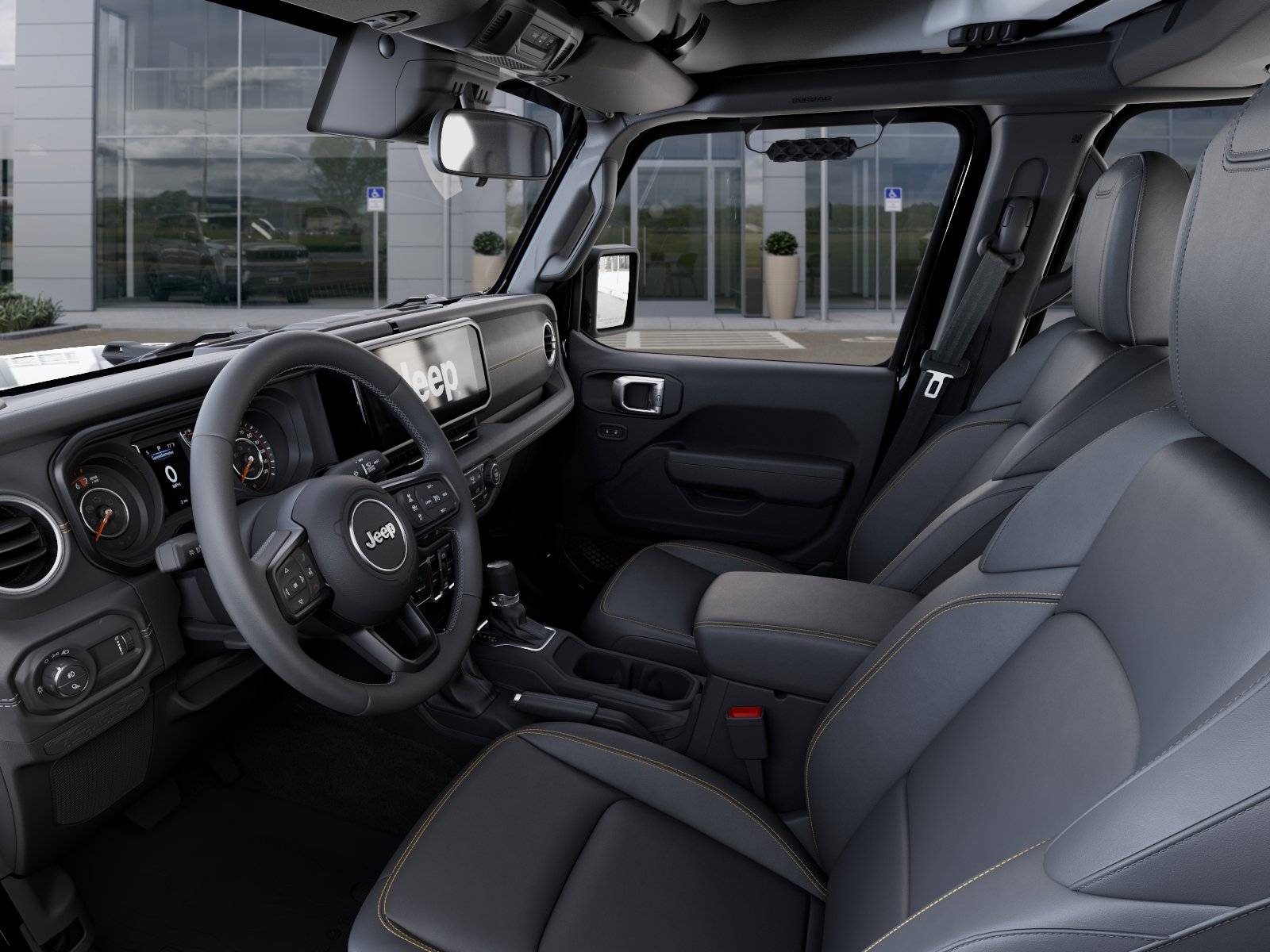 New 2026 Black Clear-Coat Exterior Paint Jeep Sahara image 59