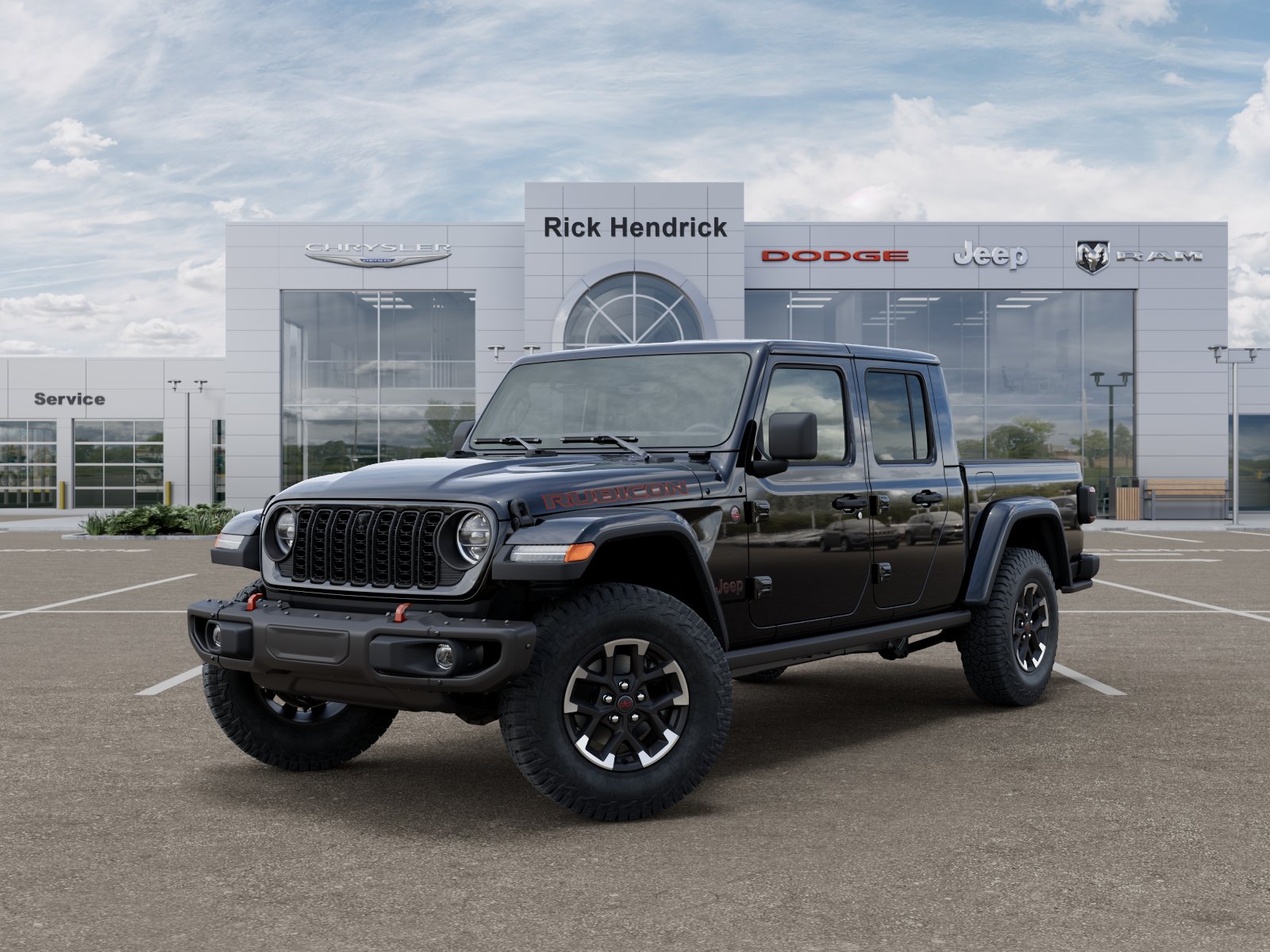 New 2026 Black Clearcoat Jeep Rubicon X image 2