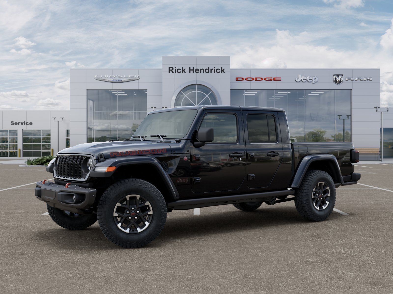 New 2026 Black Clearcoat Jeep Rubicon X image 3
