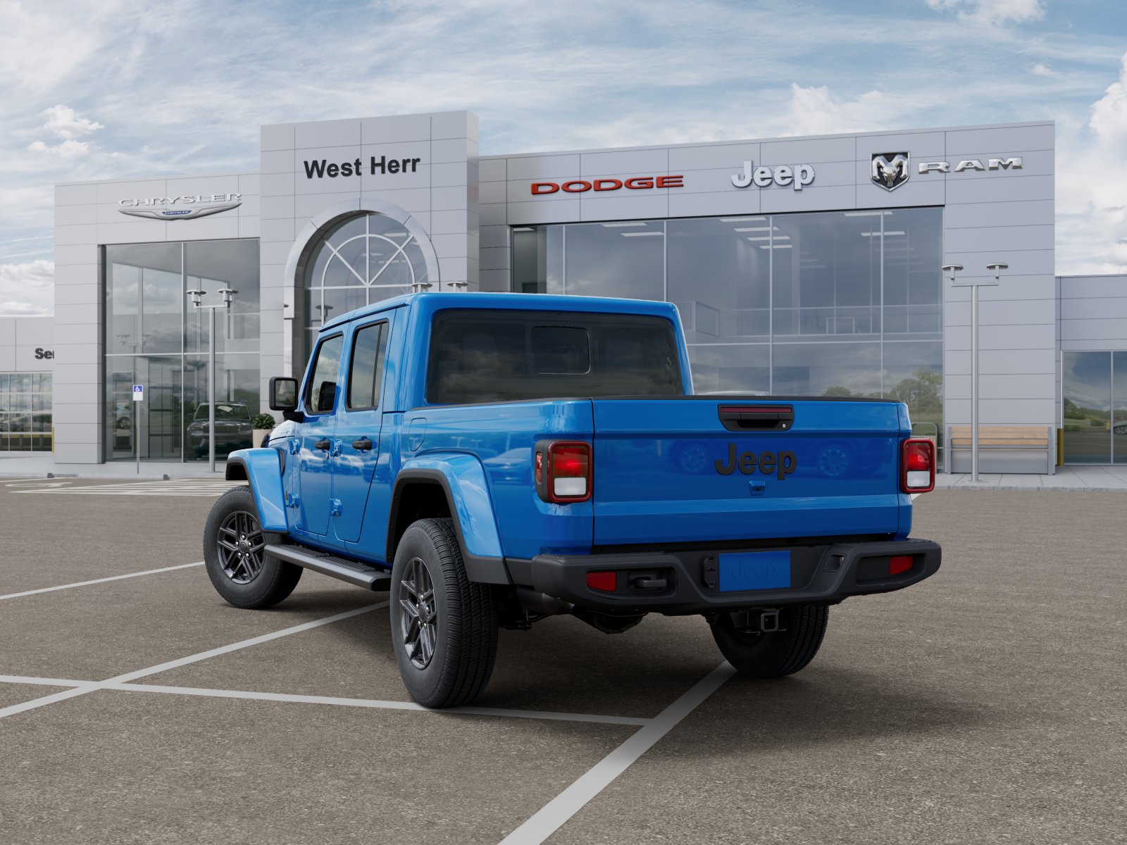 New 2026 Hydro Blue Pearl-Coat Exterior Paint Jeep Sport S image 53
