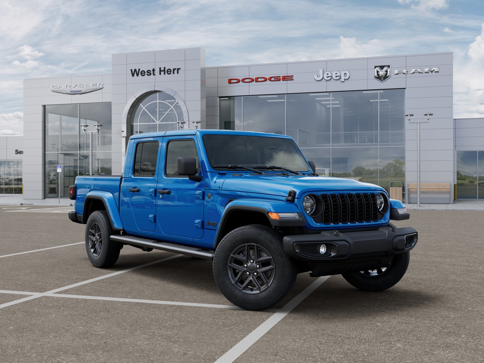 New 2026 Hydro Blue Pearl-Coat Exterior Paint Jeep Sport S image 55