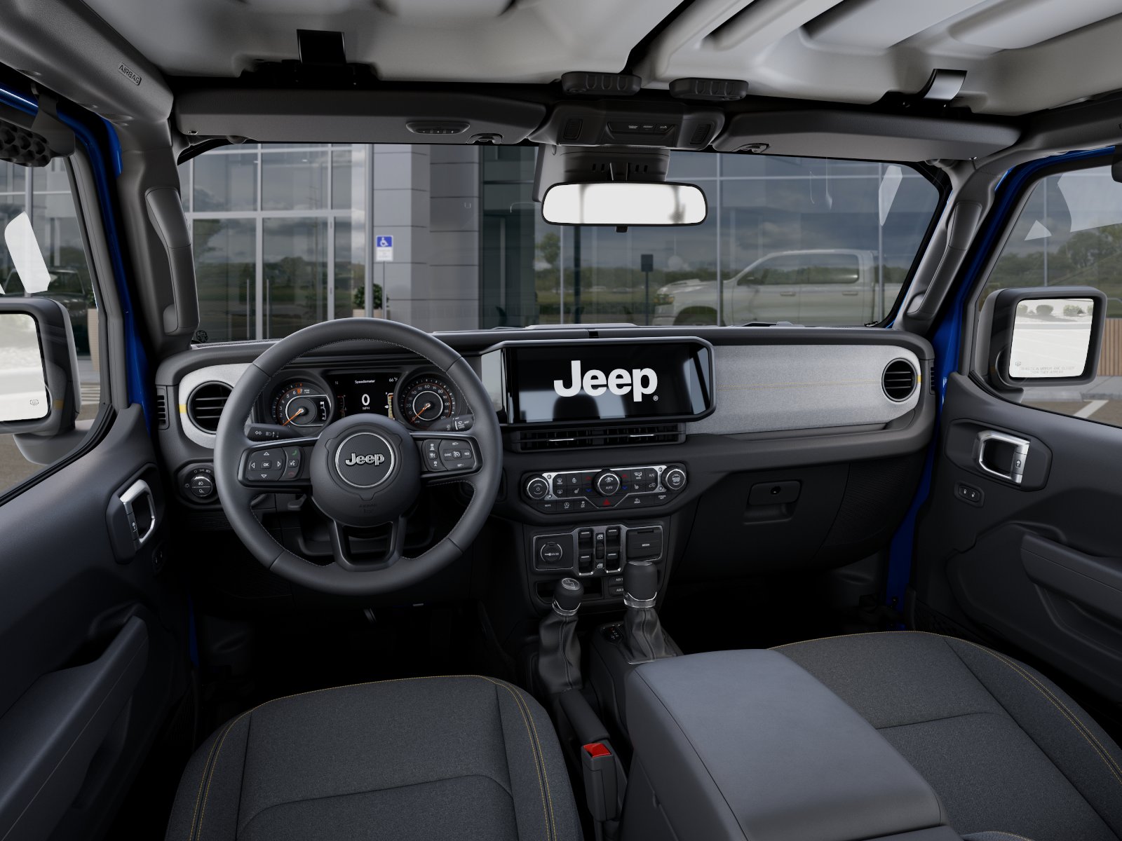 New 2026 Hydro Blue Pearl-Coat Exterior Paint Jeep Sport S image 64