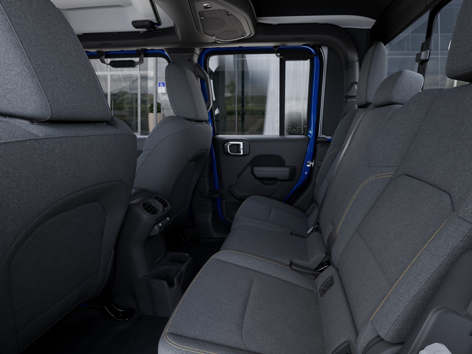 New 2026 Hydro Blue Pearl-Coat Exterior Paint Jeep Sport S image 73
