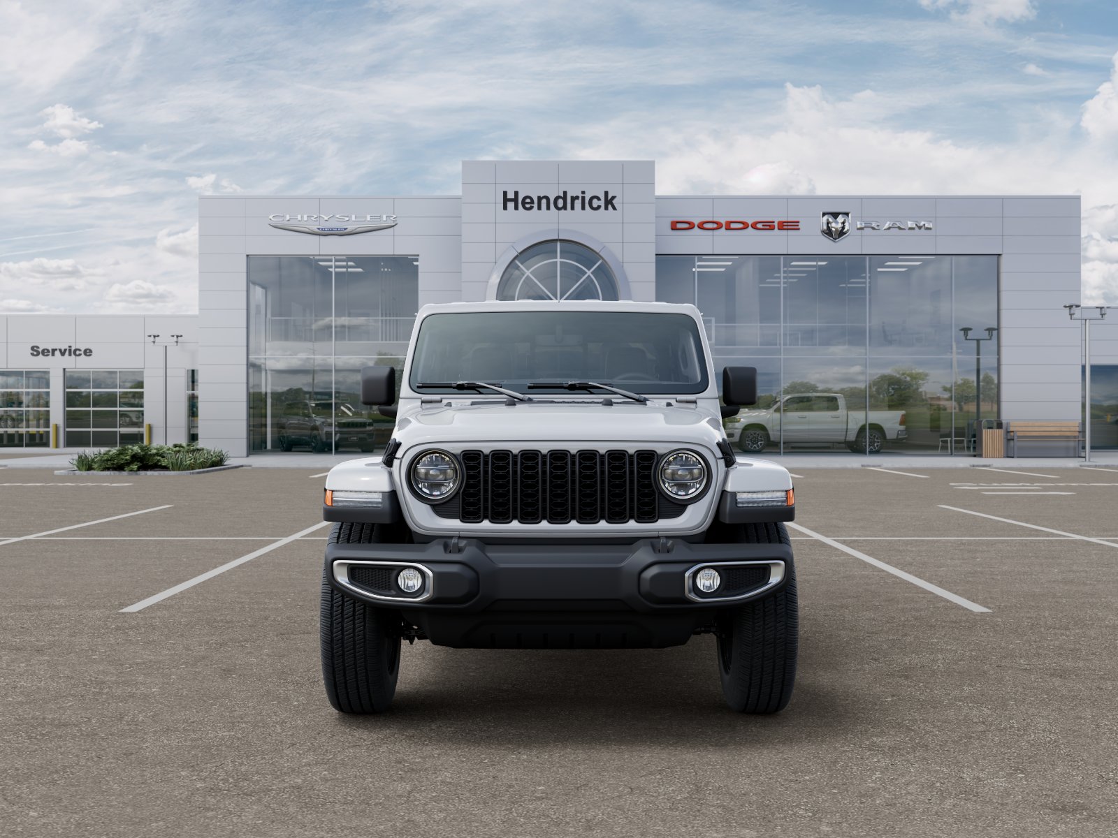 New 2026 Bright White Clear-Coat Exterior Paint Jeep Sahara image 66