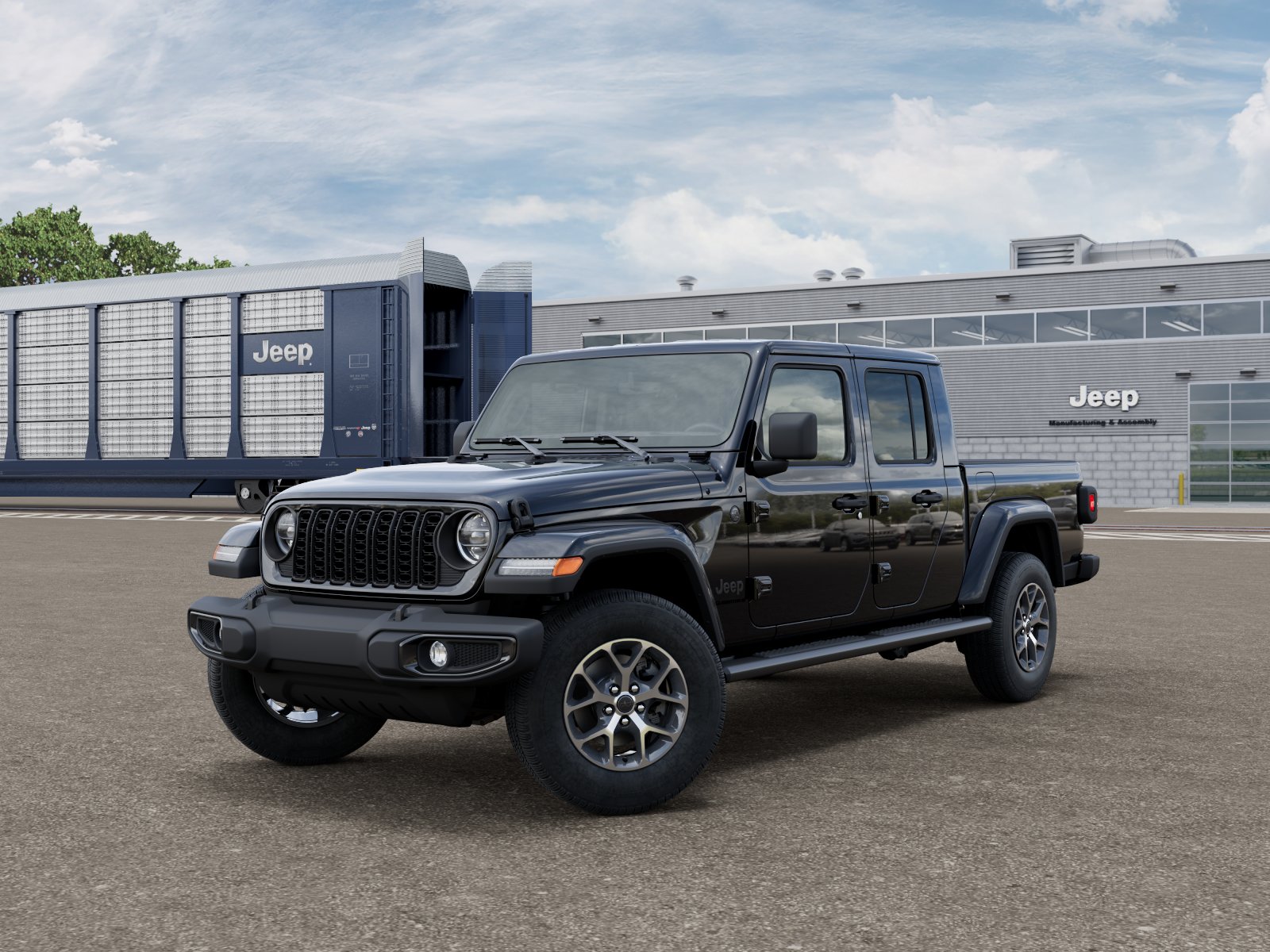 New 2026 Black Clear-Coat Exterior Paint Jeep Sport S image 21
