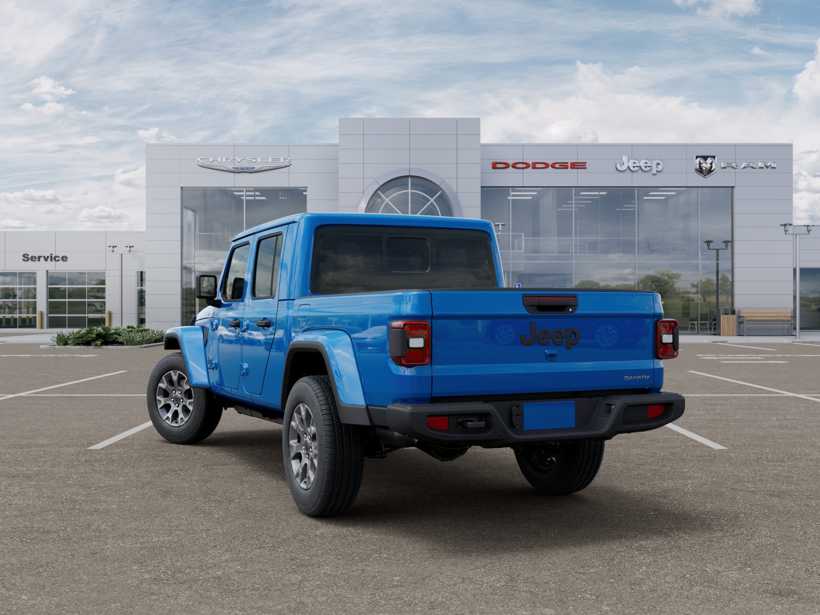 New 2026 Hydro Blue Pearl-Coat Exterior Paint Jeep Sahara image 29