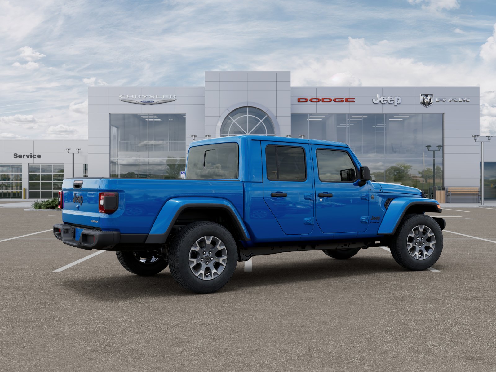 New 2026 Hydro Blue Pearl-Coat Exterior Paint Jeep Sahara image 30