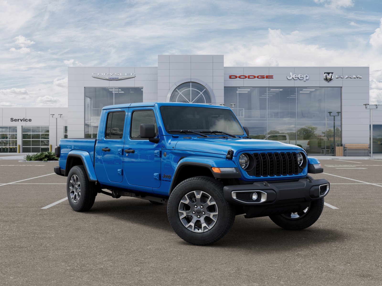 New 2026 Hydro Blue Pearl-Coat Exterior Paint Jeep Sahara image 31
