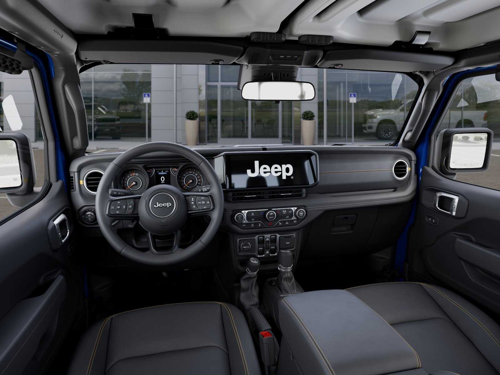 New 2026 Hydro Blue Pearl-Coat Exterior Paint Jeep Sahara image 40
