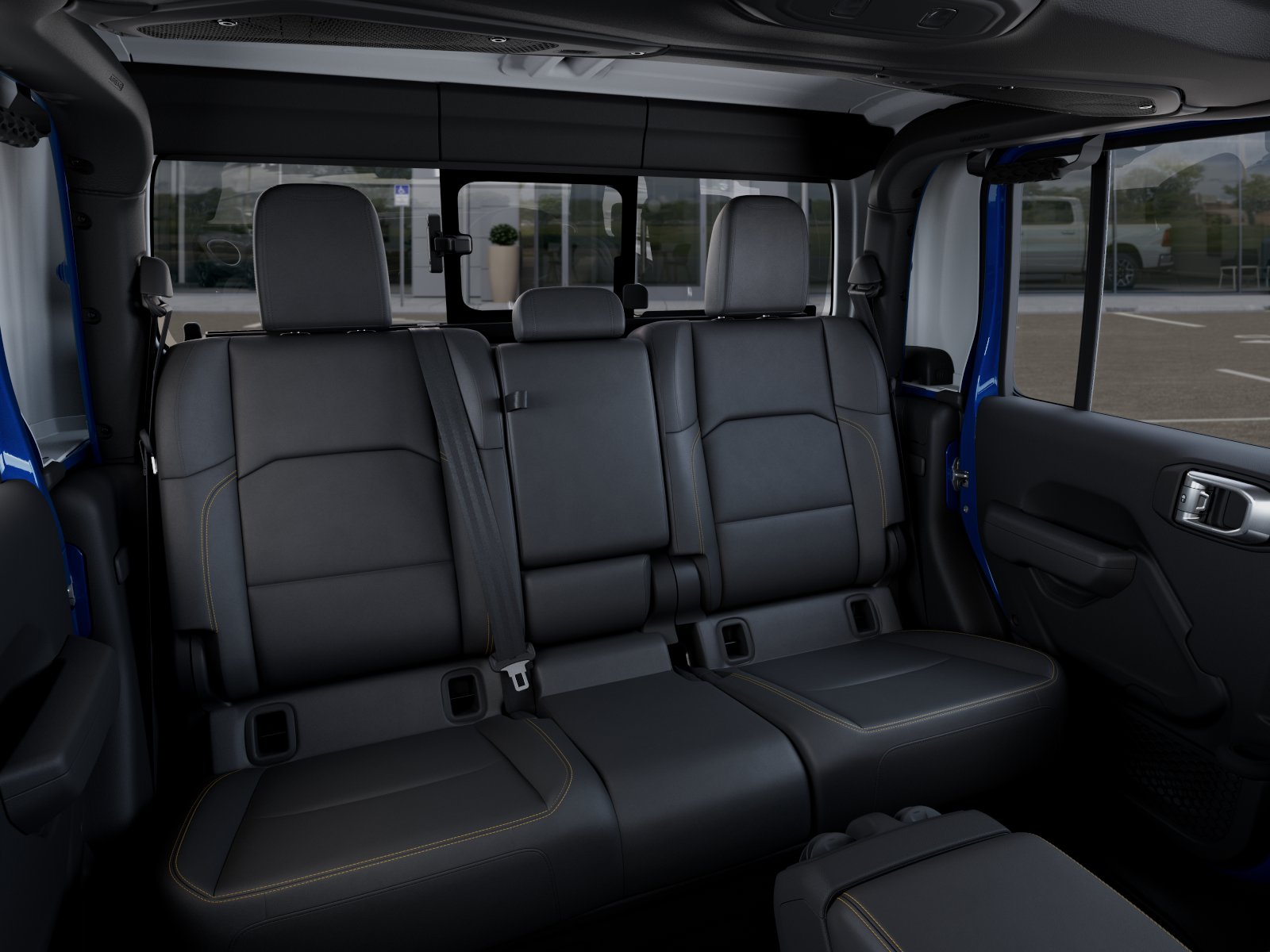 New 2026 Hydro Blue Pearl-Coat Exterior Paint Jeep Sahara image 41