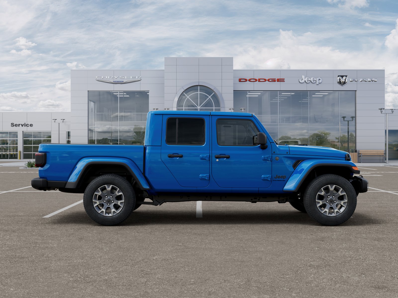 New 2026 Hydro Blue Pearl-Coat Exterior Paint Jeep Sahara image 47