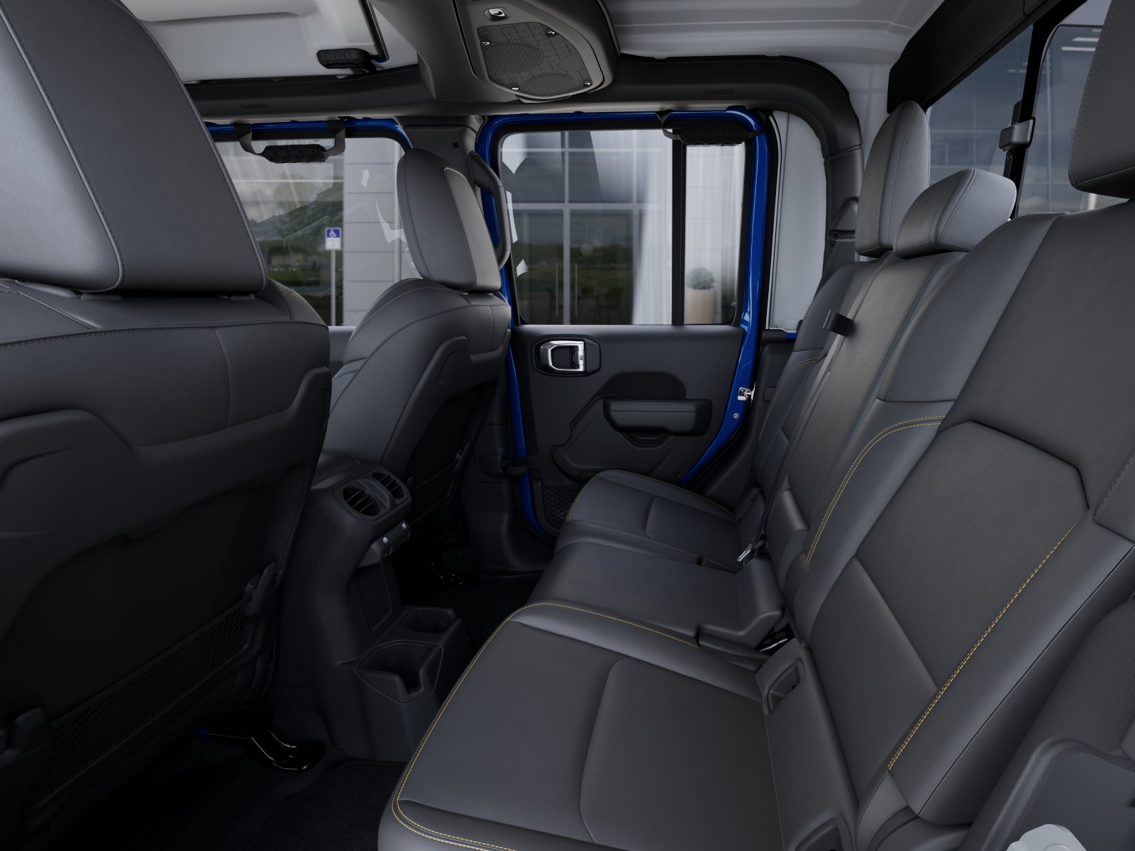 New 2026 Hydro Blue Pearl-Coat Exterior Paint Jeep Sahara image 49