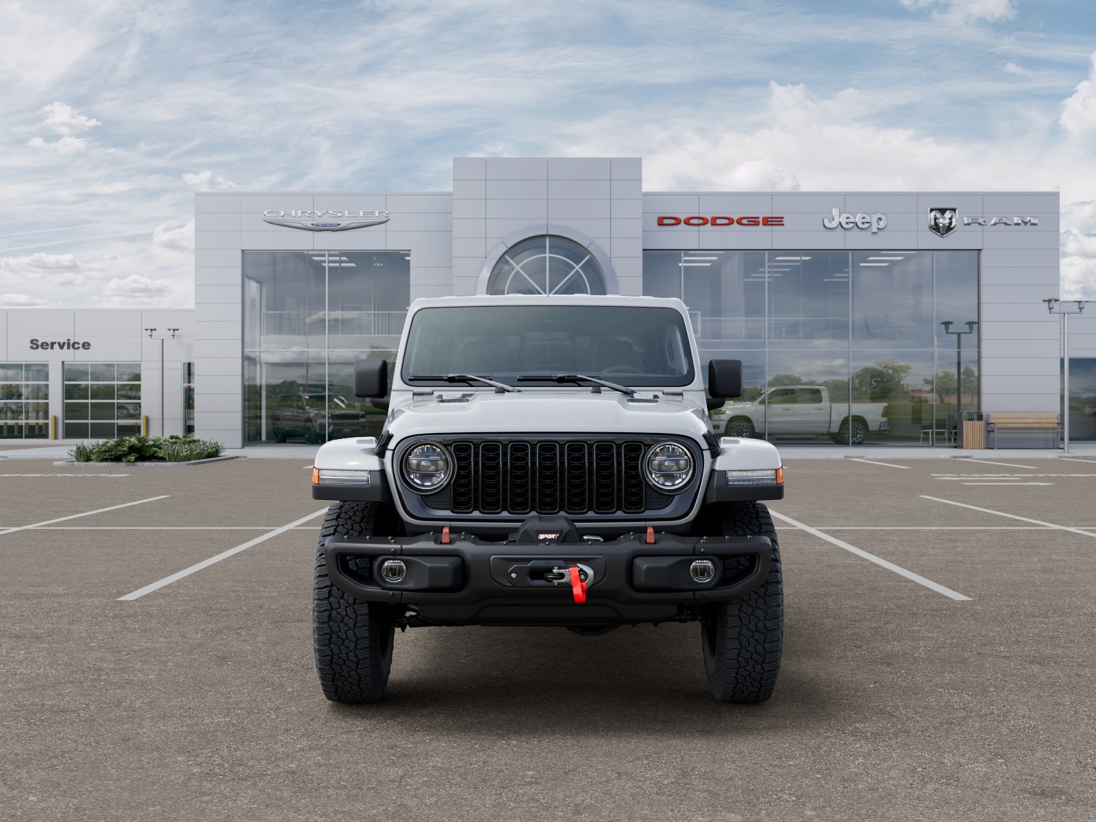 New 2026 Bright White Clear-Coat Exterior Paint Jeep Shadow Ops image 32