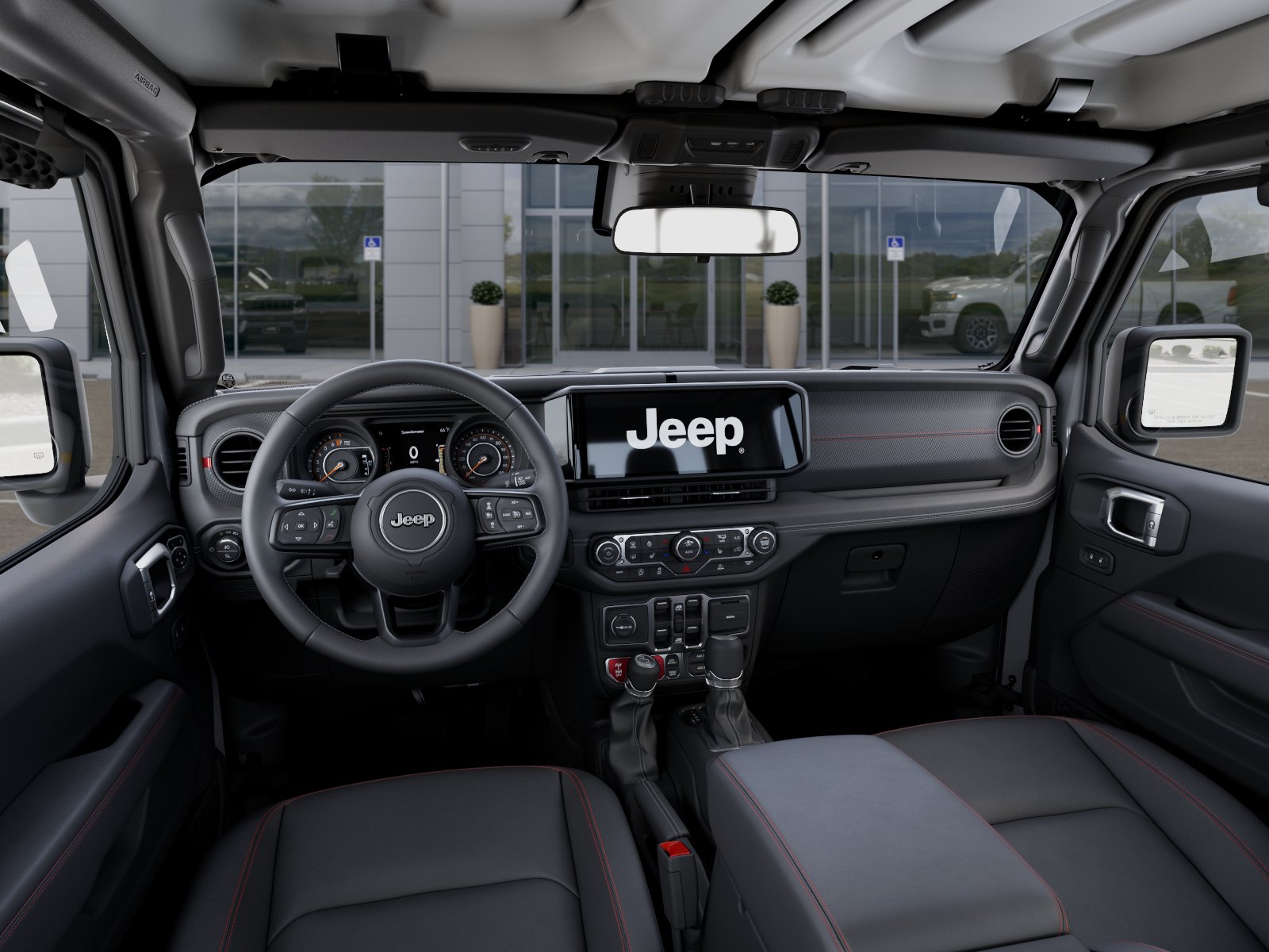 New 2026 Bright White Clear-Coat Exterior Paint Jeep Shadow Ops image 40