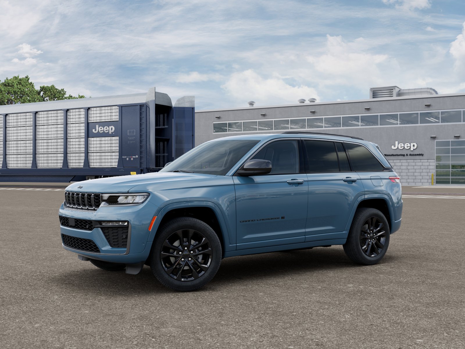 New 2026 Steel Blue Exterior Paint Jeep Limited Reserve image 2
