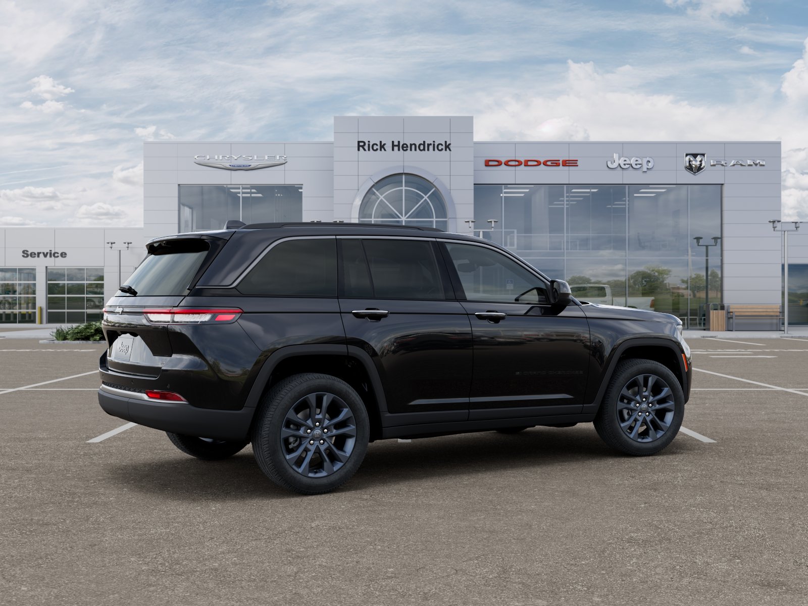 New 2026 Diamond Black Crystal Pearl-Coat Exterior Paint Jeep 85th Anniversary Edition image 32