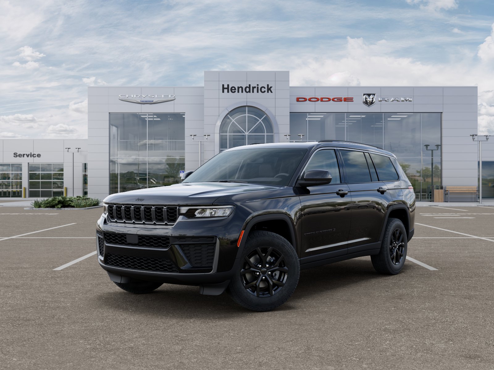 New 2026 Diamond Black Crystal Pearl-Coat Exterior Paint Jeep Laredo Altitude image 47