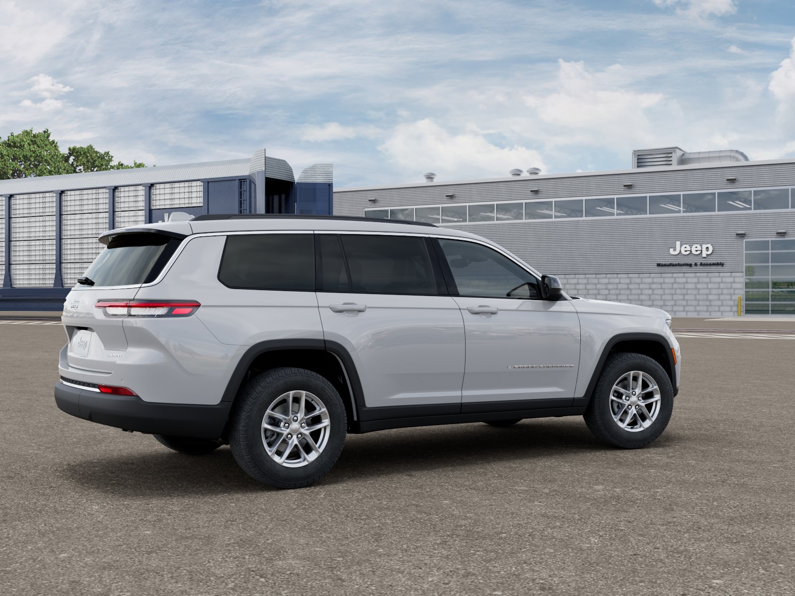 New 2026 Bright White Clear-Coat Exterior Paint Jeep Laredo X image 5
