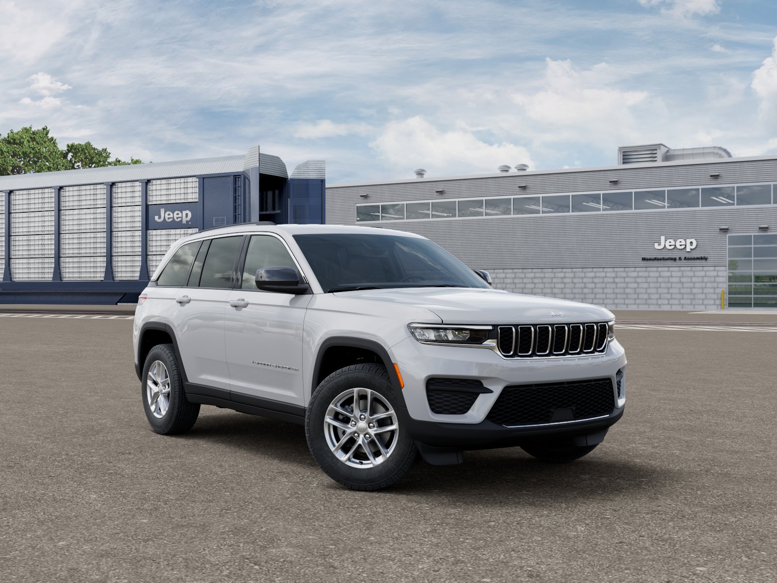 New 2026 Bright White Clear-Coat Exterior Paint Jeep Laredo image 5