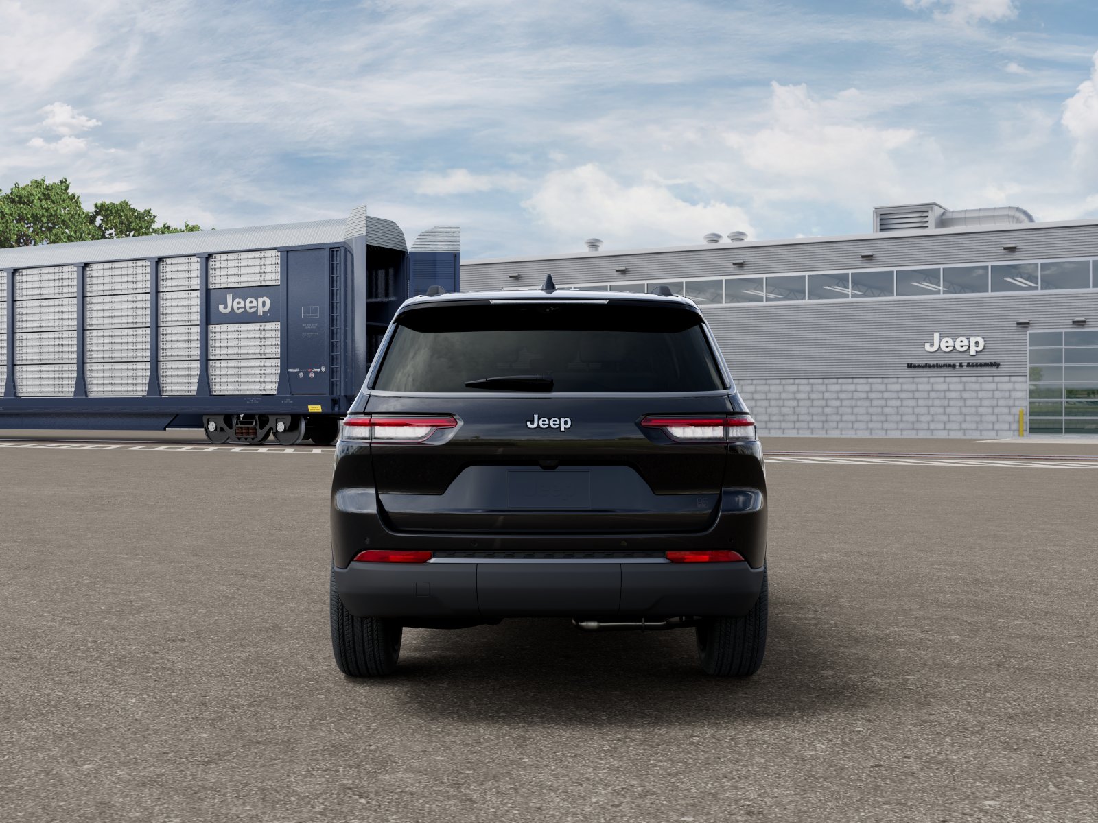 New 2026 Diamond Black Crystal Pearl-Coat Exterior Paint Jeep  image 7