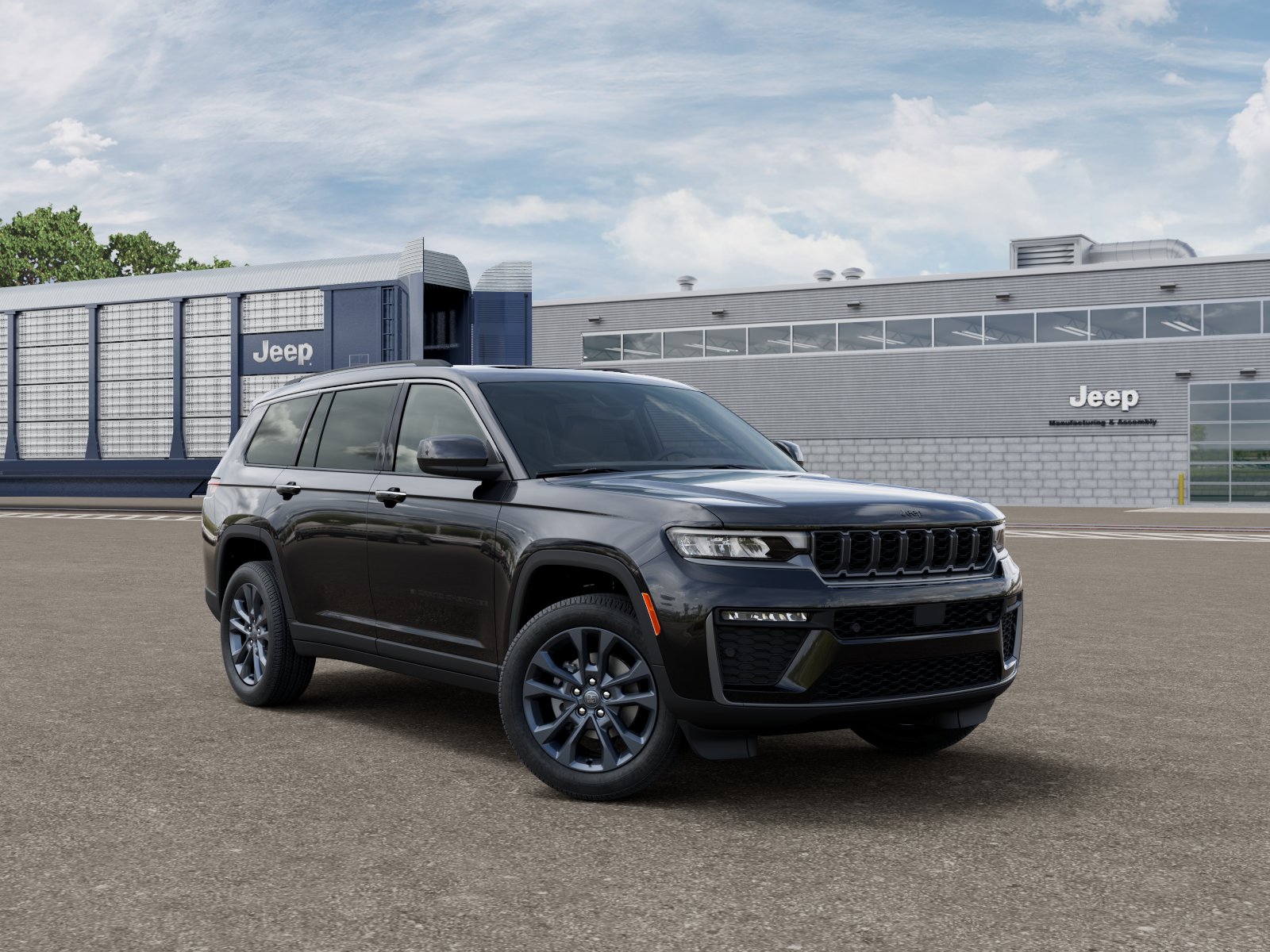New 2026 Diamond Black Crystal Pearl-Coat Exterior Paint Jeep  image 5