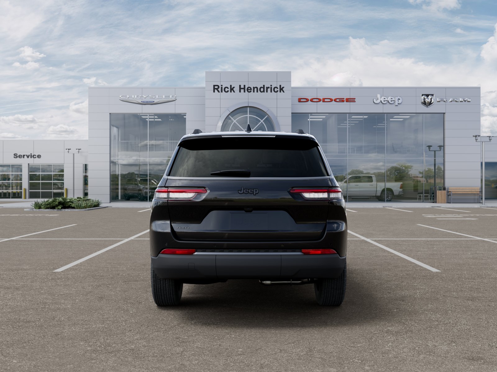 New 2026 Diamond Black Crystal Pearl-Coat Exterior Paint Jeep Laredo Altitude image 43