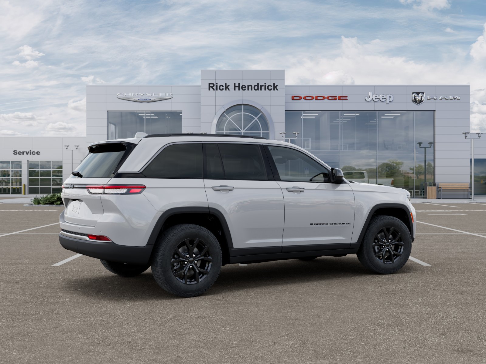 New 2026 Bright White Clear-Coat Exterior Paint Jeep Laredo Altitude image 4