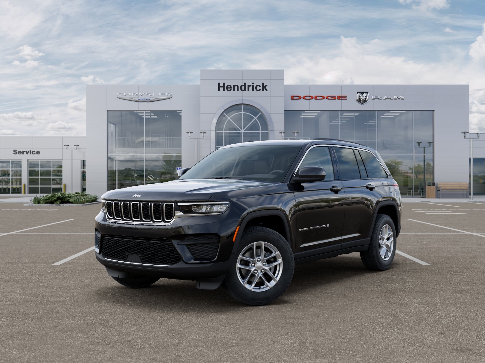 New 2026 Diamond Black Crystal Pearl-Coat Exterior Paint Jeep Laredo X image 35