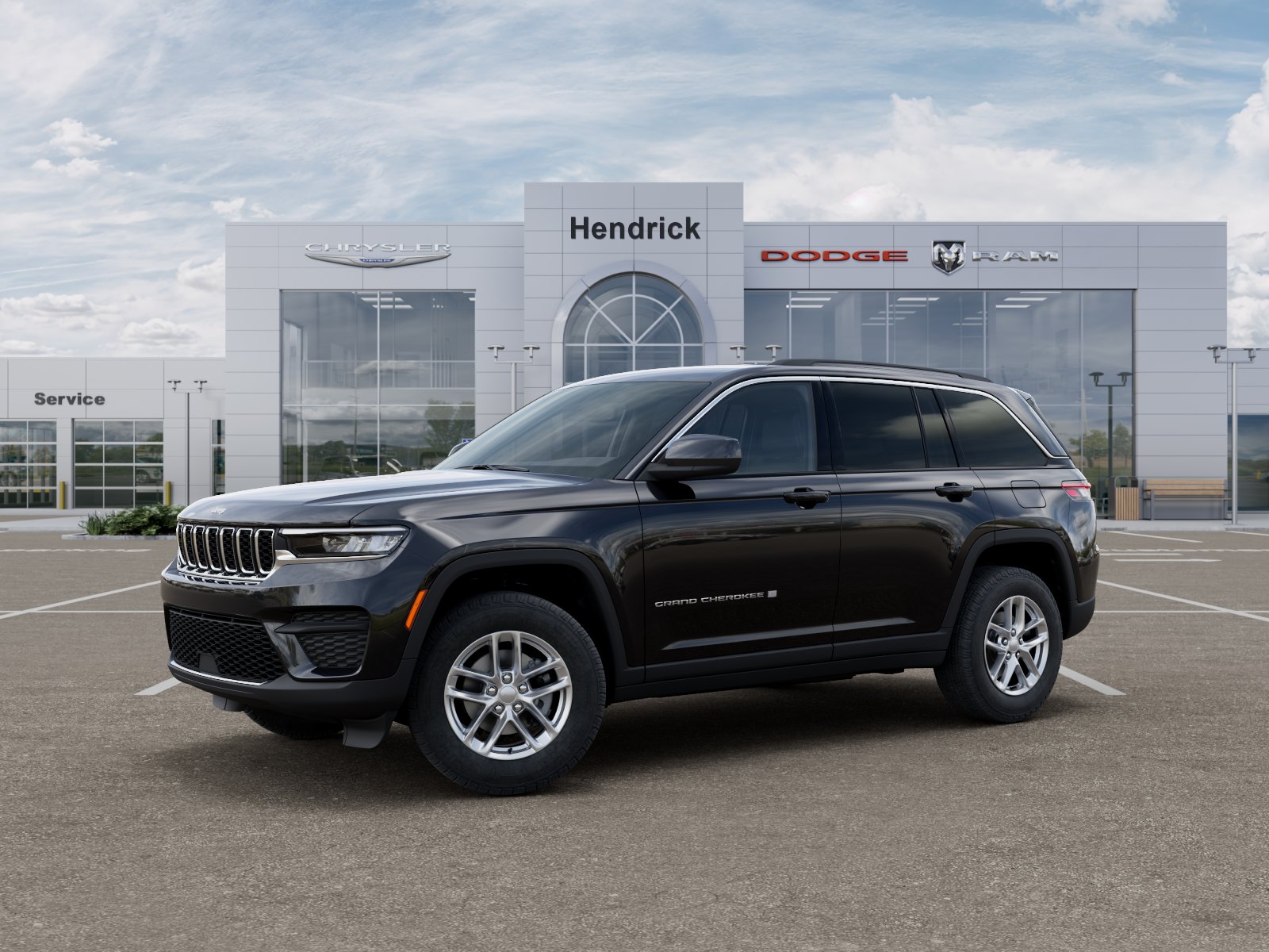 New 2026 Diamond Black Crystal Pearl-Coat Exterior Paint Jeep Laredo X image 36