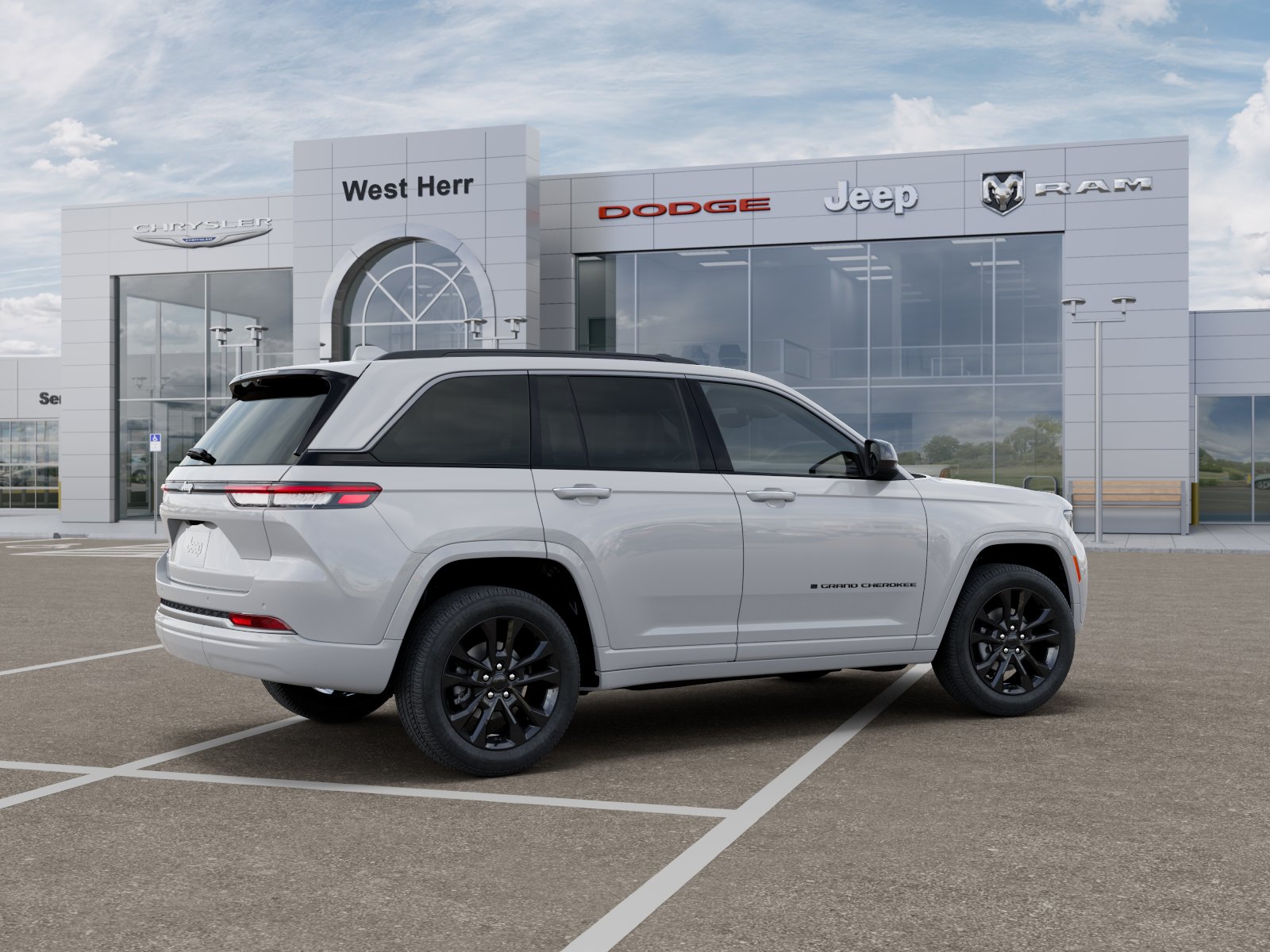 New 2026 Bright White Clear-Coat Exterior Paint Jeep GRAND CHEROKEE LIMITED RESERVE image 104